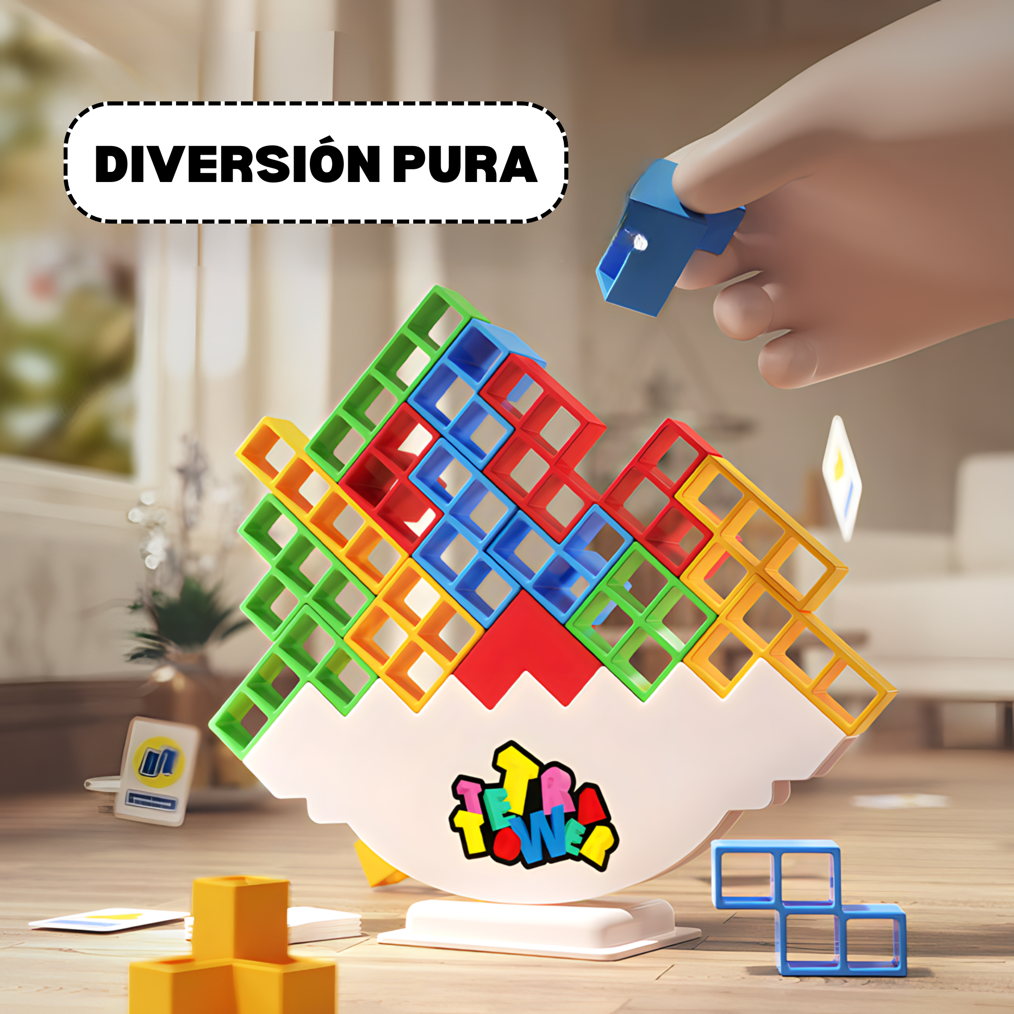 Juego Torre de Equilibrio - 48 Piezas