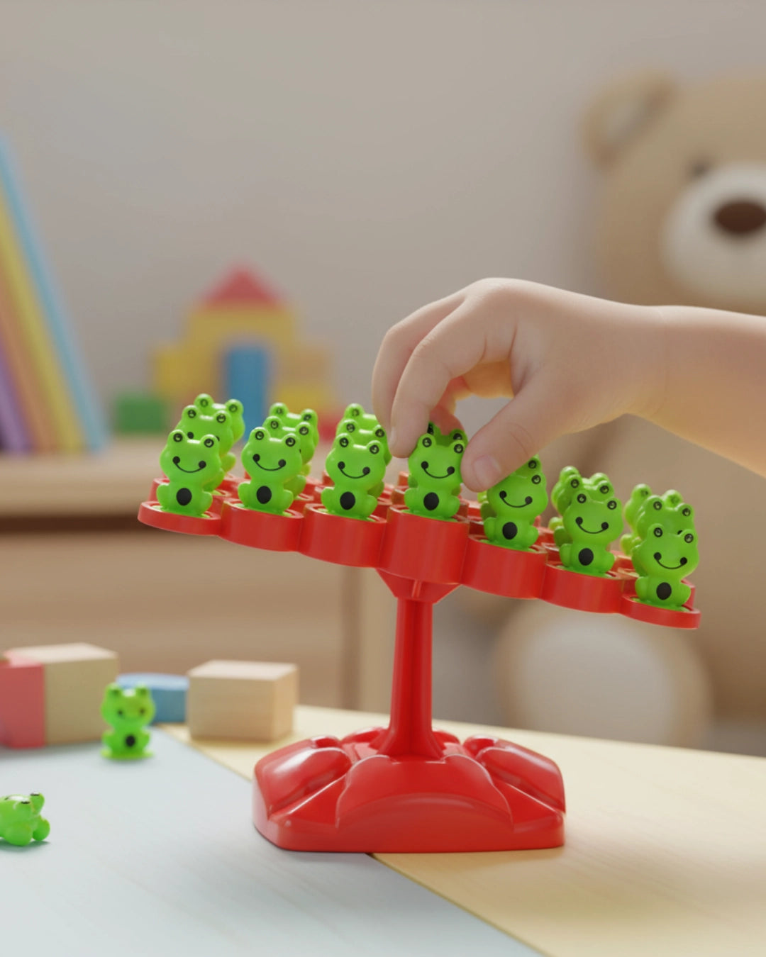 Juego de Ranitas en Equilibrio