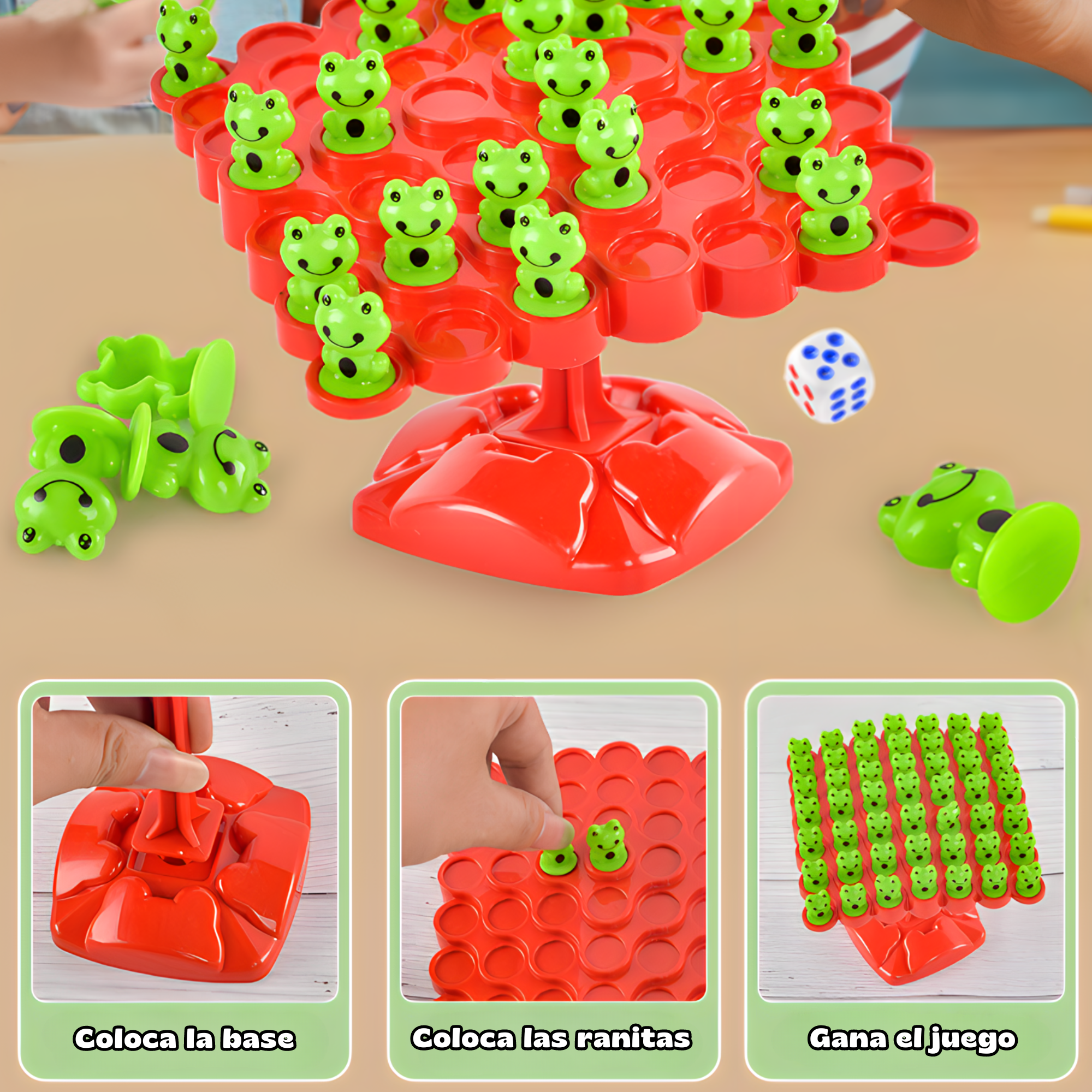 Juego de Ranitas en Equilibrio