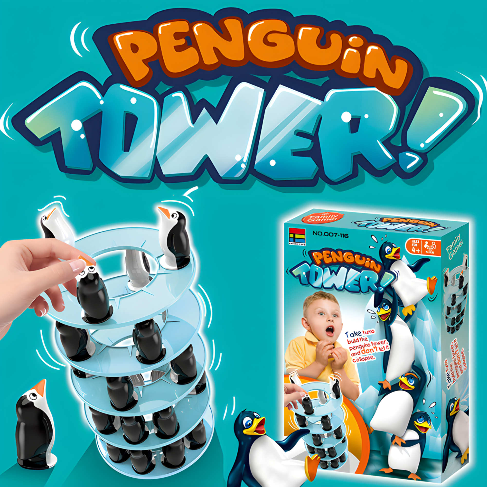 Juego Torre de Pingüinos