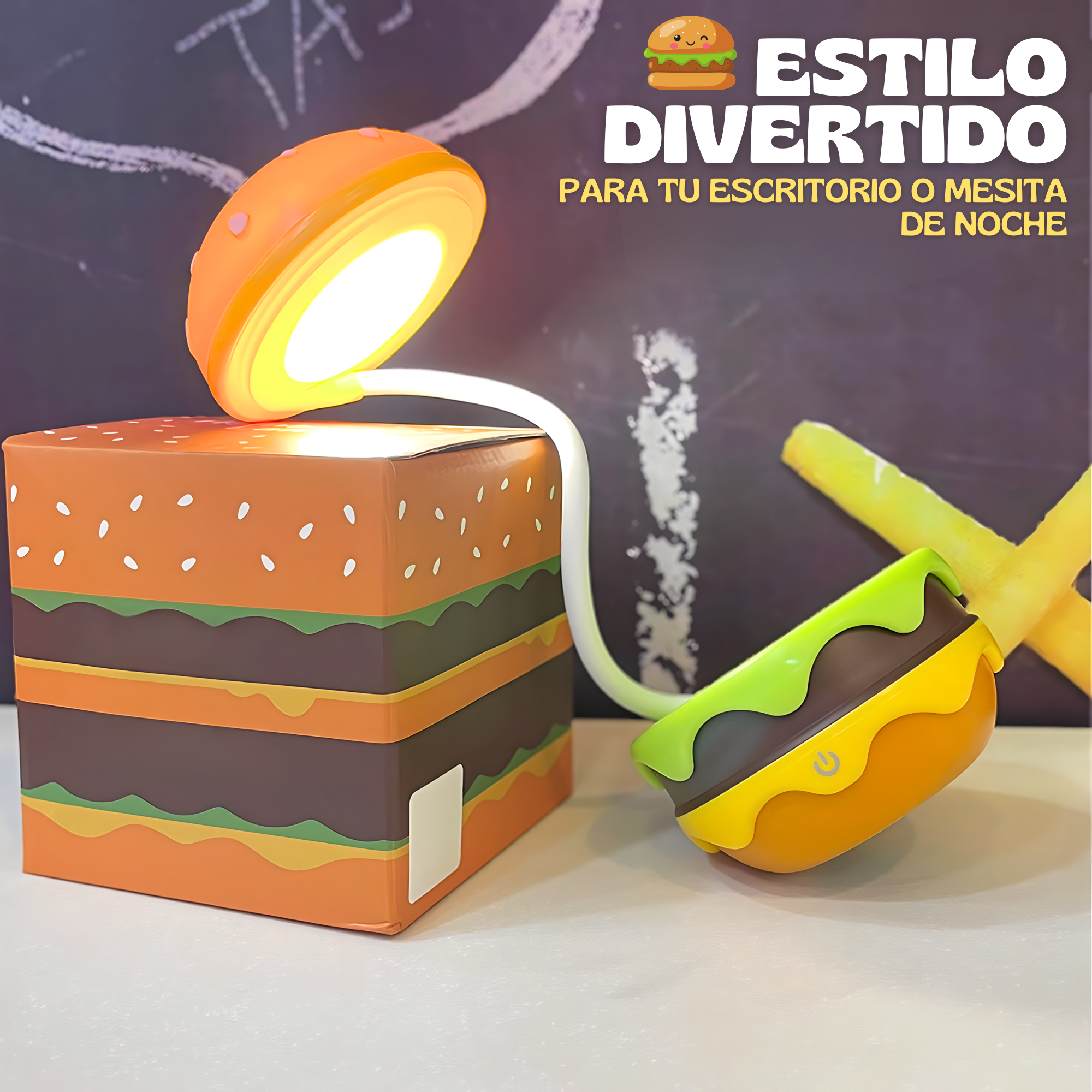 Lámpara de Hamburguesa