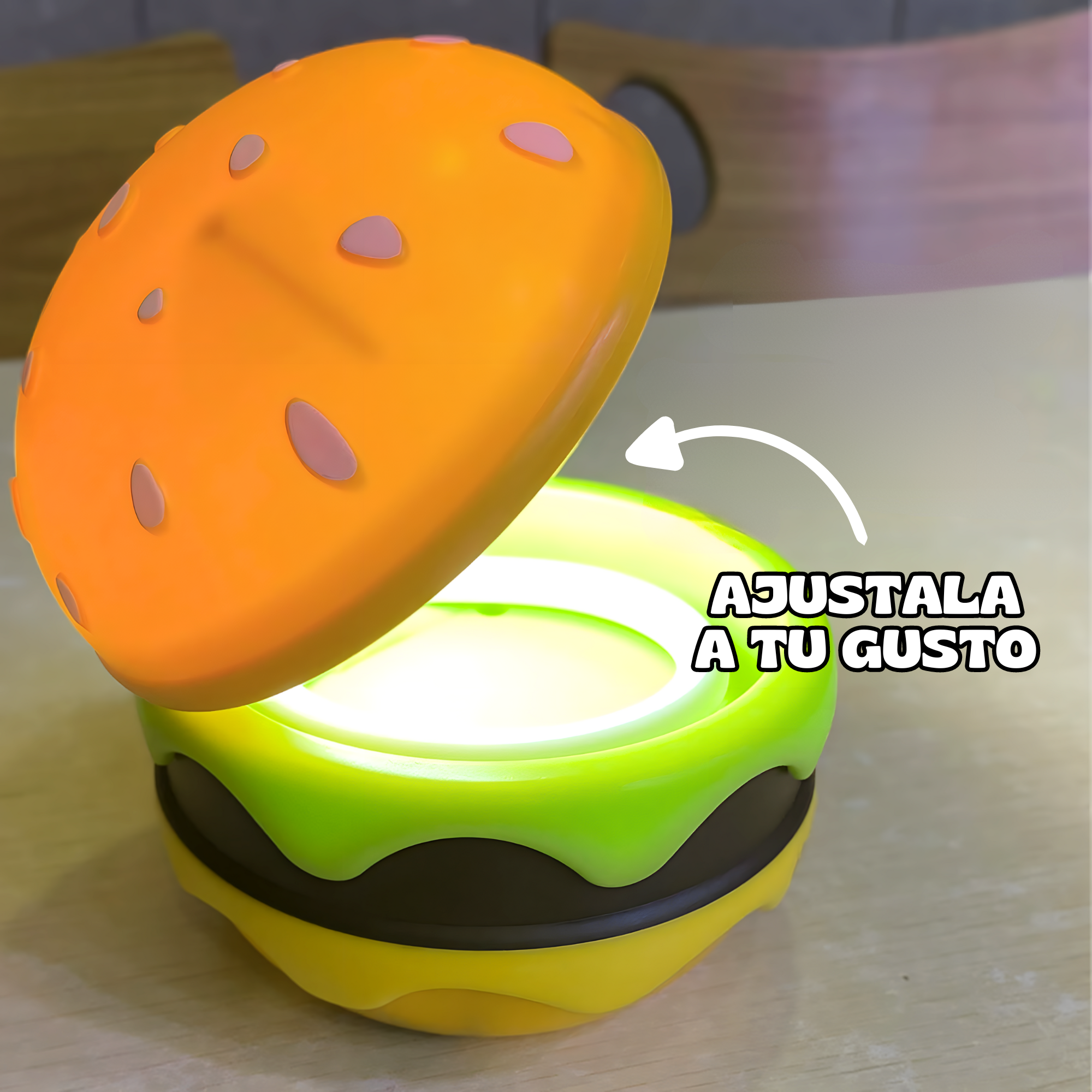 Lámpara de Hamburguesa
