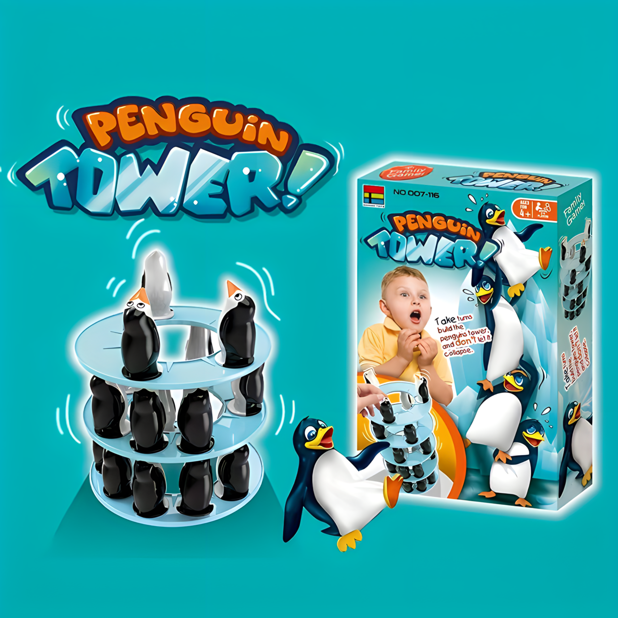 Juego Torre de Pingüinos