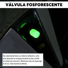 Válvulas Fosforescentes para Llantas