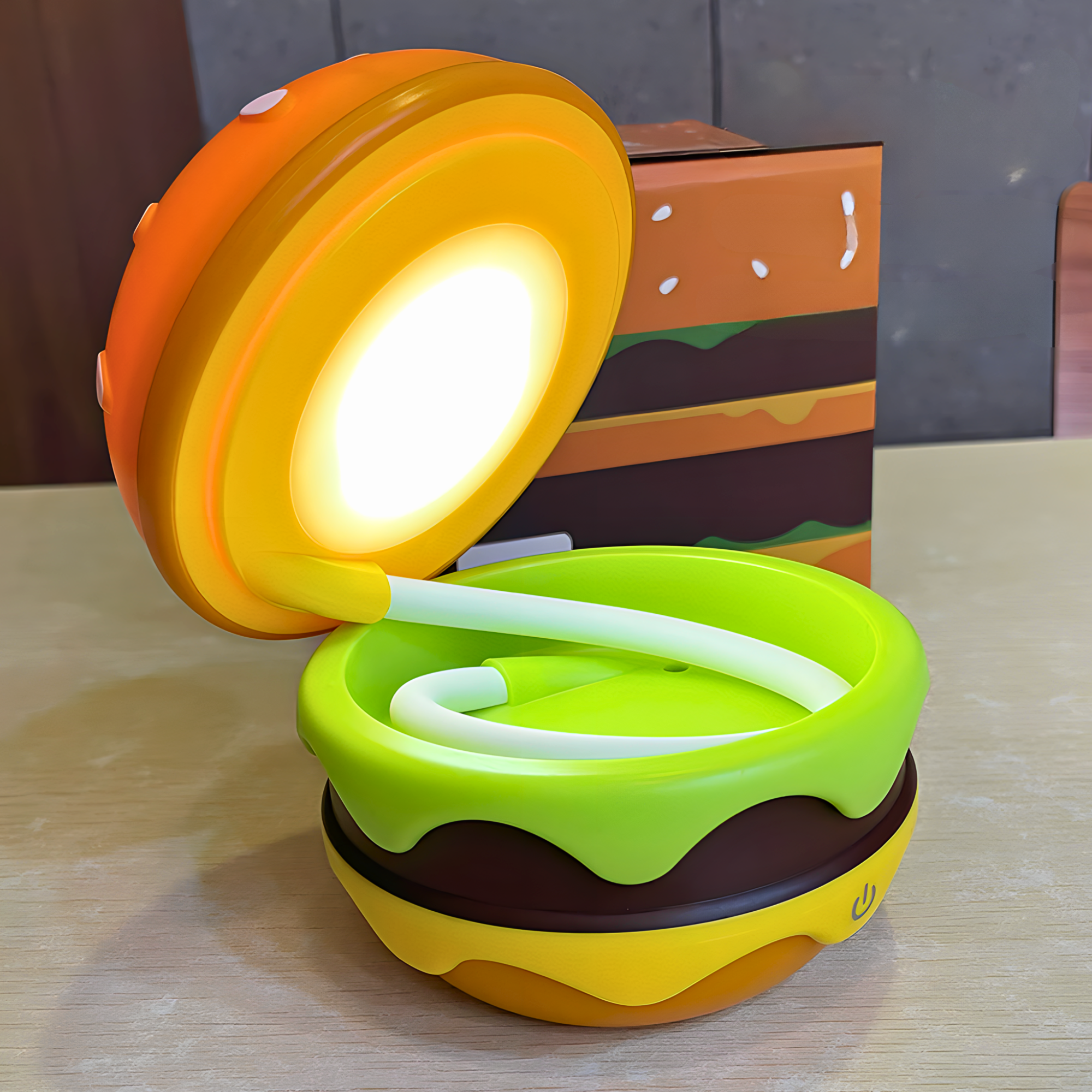 Lámpara de Hamburguesa