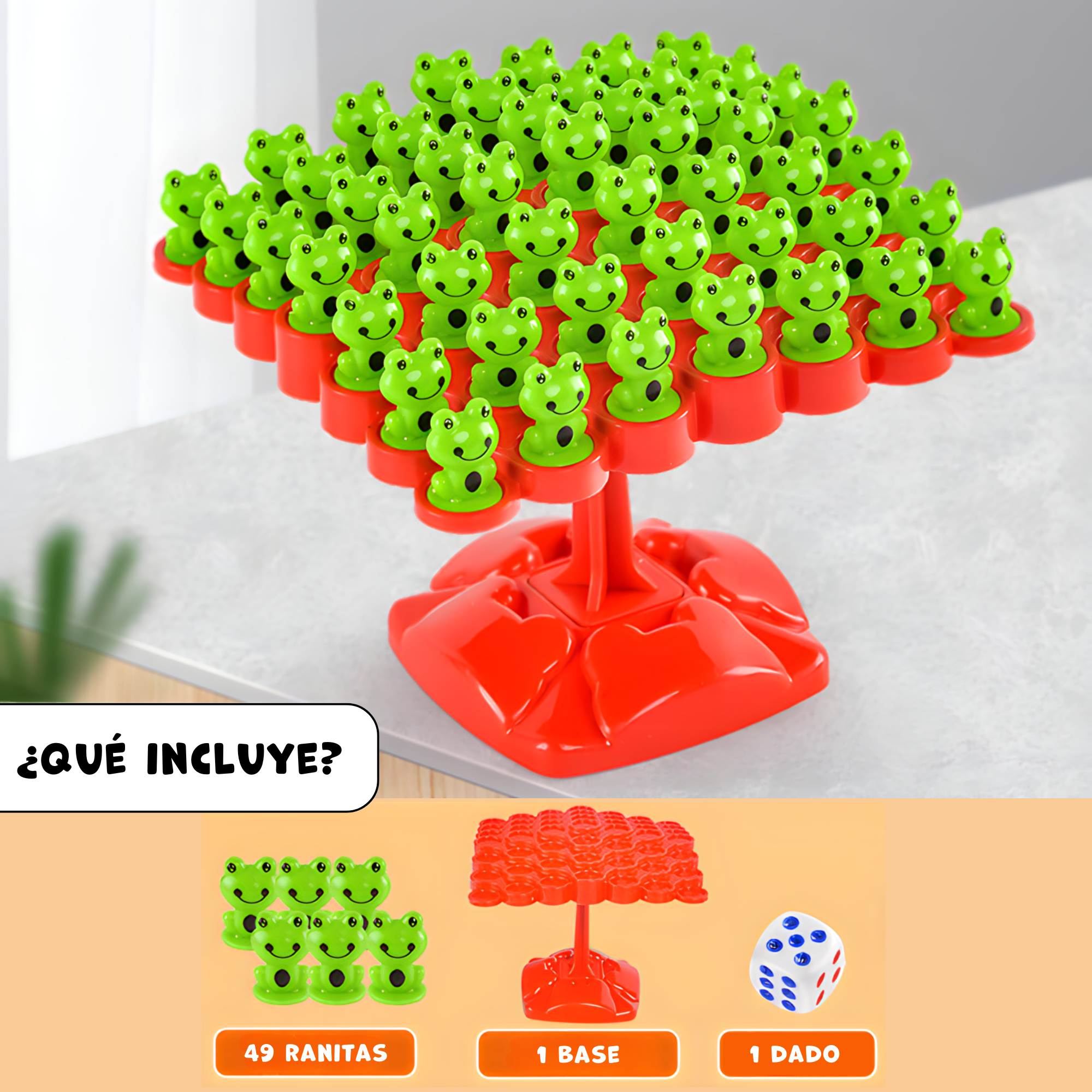 Juego de Ranitas en Equilibrio