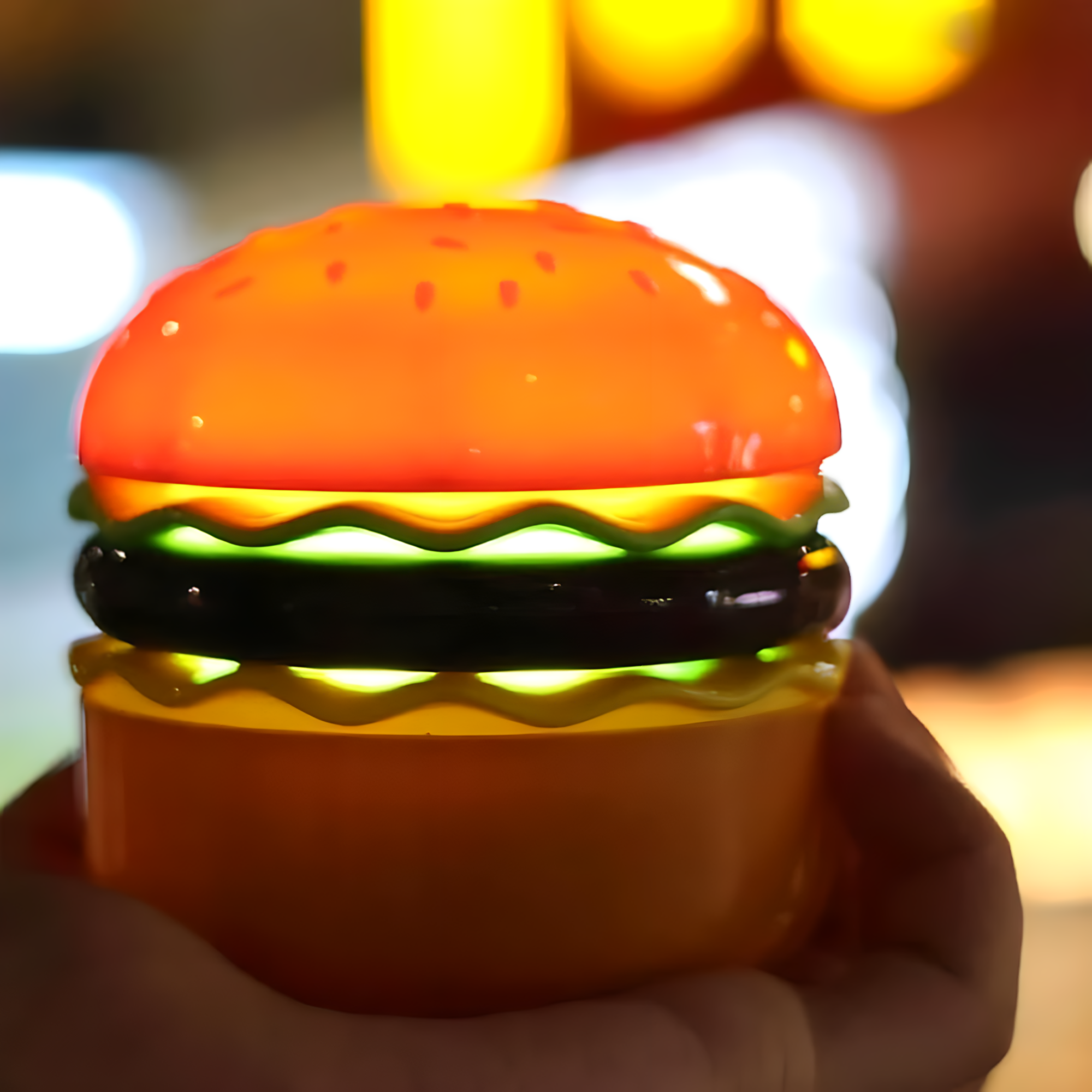 Lámpara de Hamburguesa