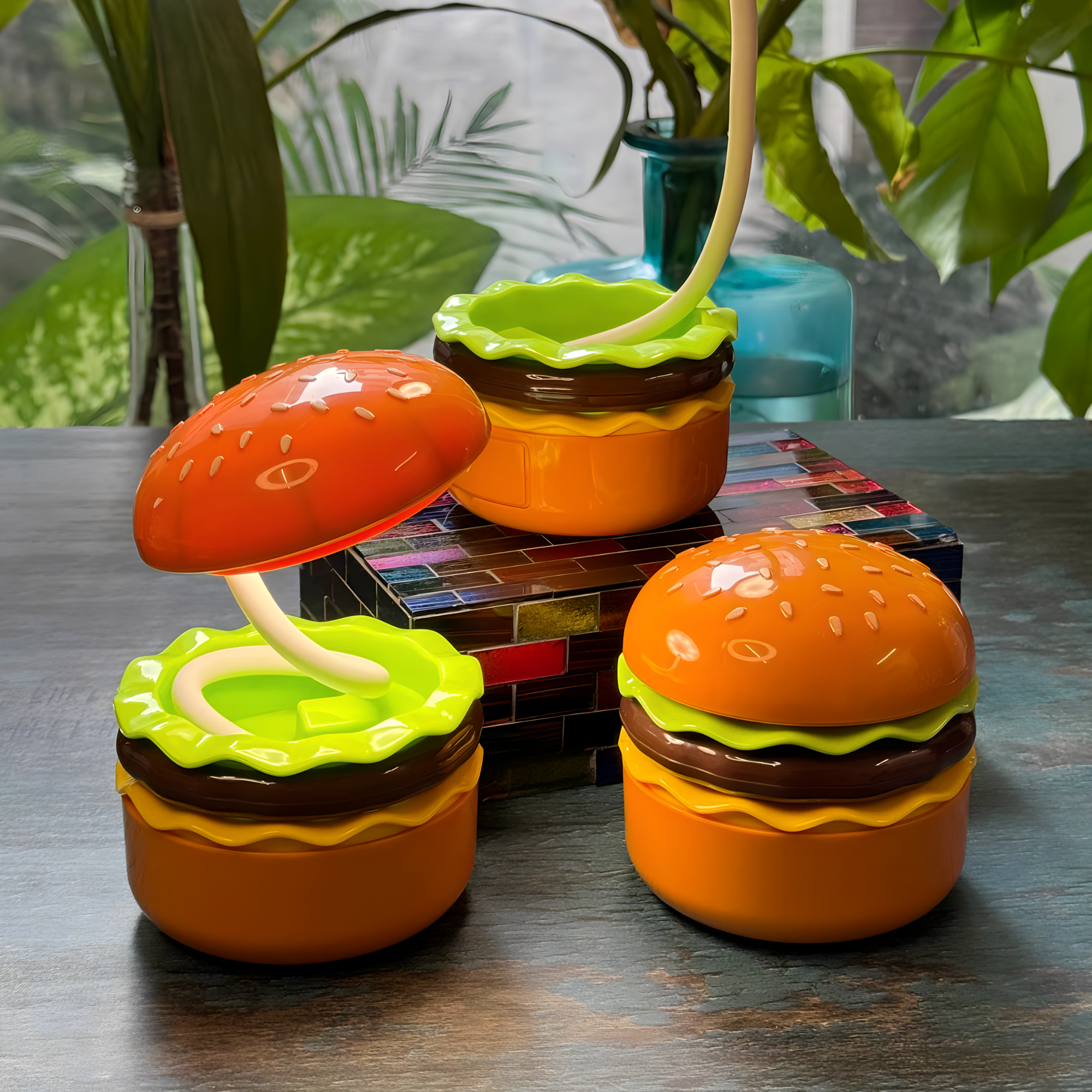 Lámpara de Hamburguesa