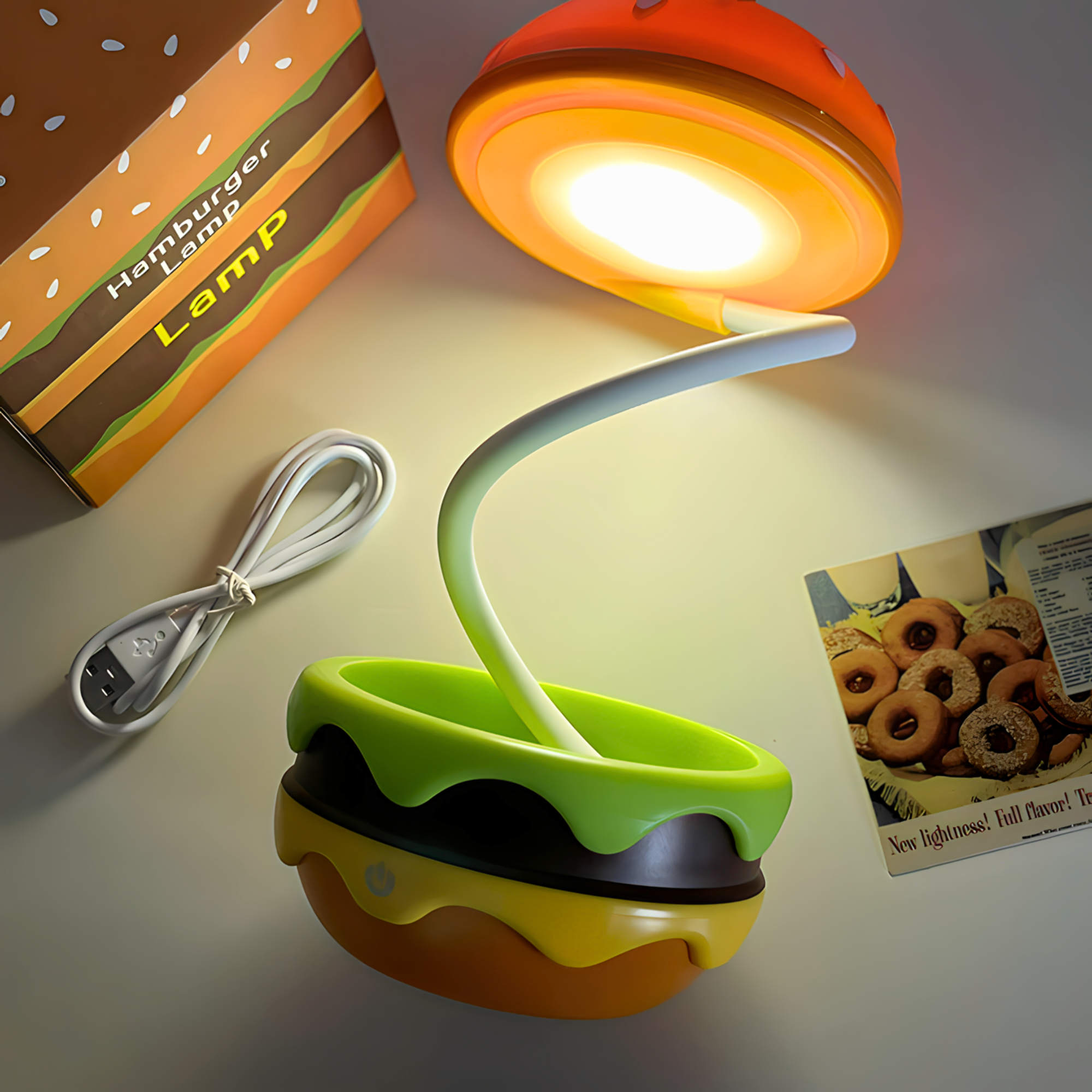 Lámpara de Hamburguesa
