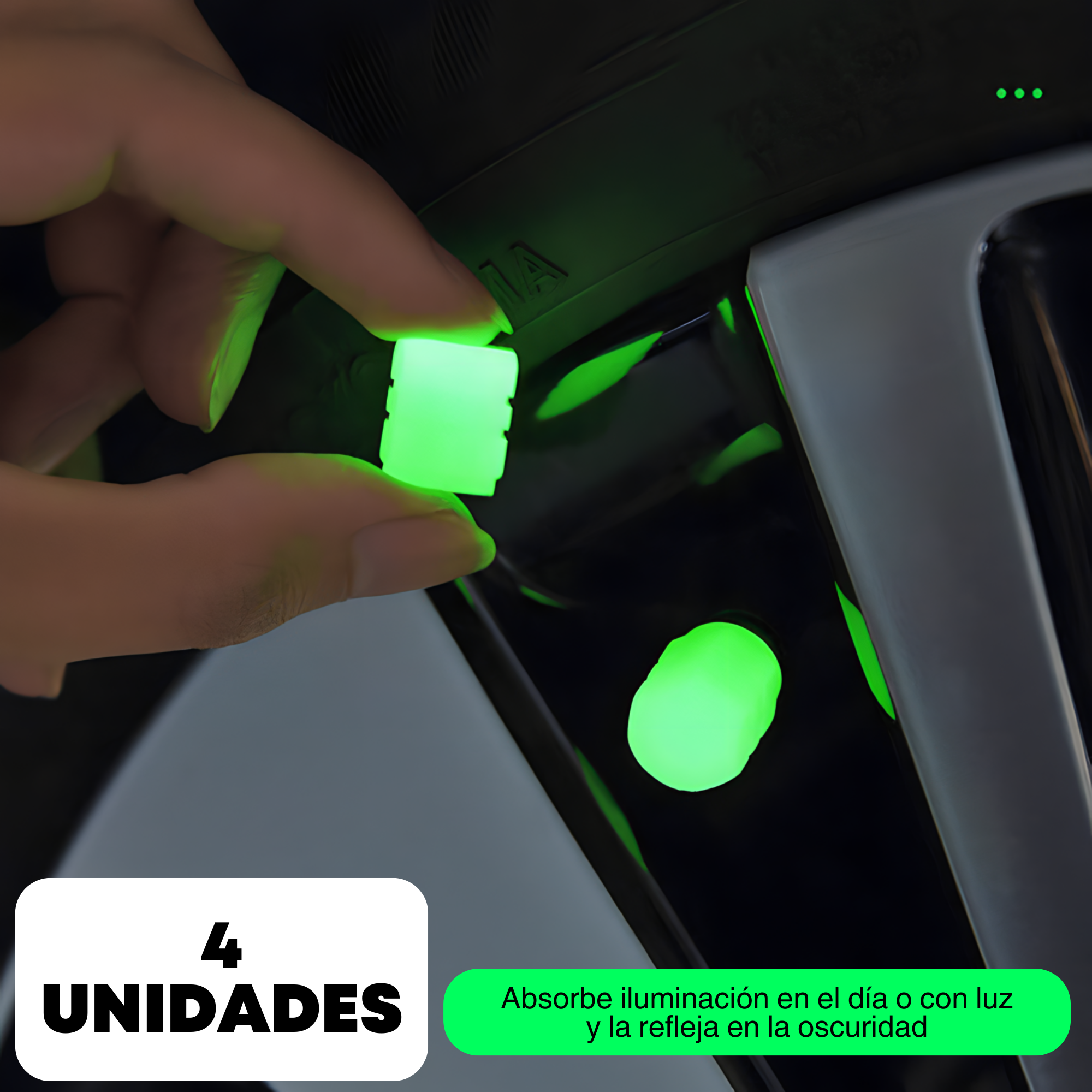 Válvulas Fosforescentes para Llantas