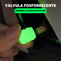 Válvulas Fosforescentes para Llantas