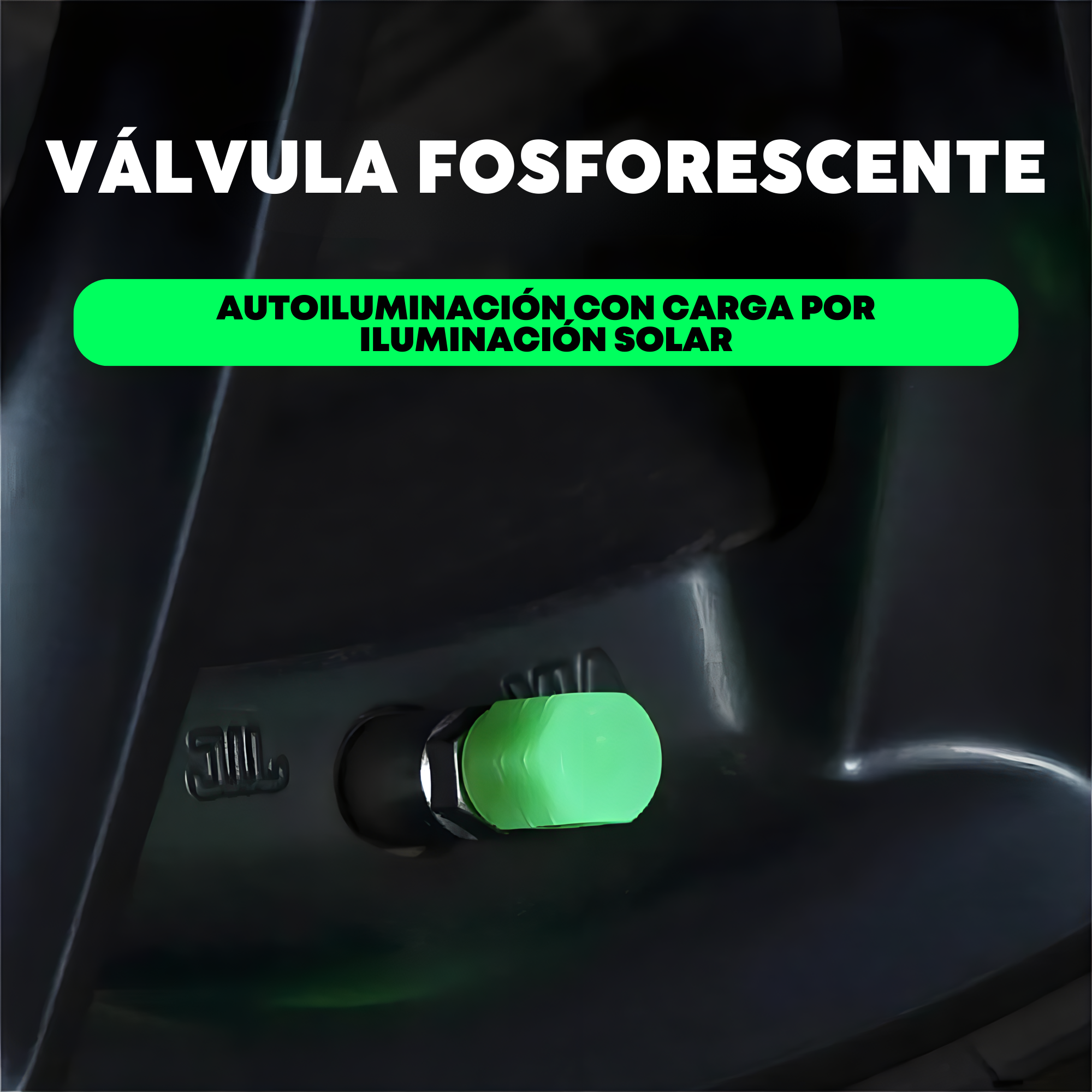 Válvulas Fosforescentes para Llantas
