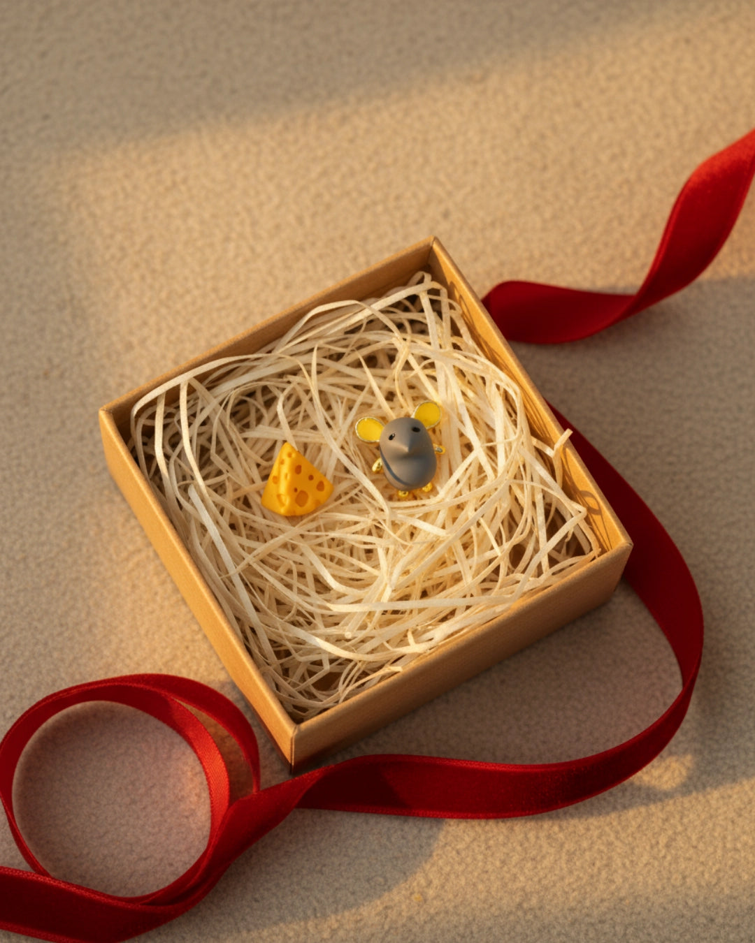 Aretes Ratón y Quesito