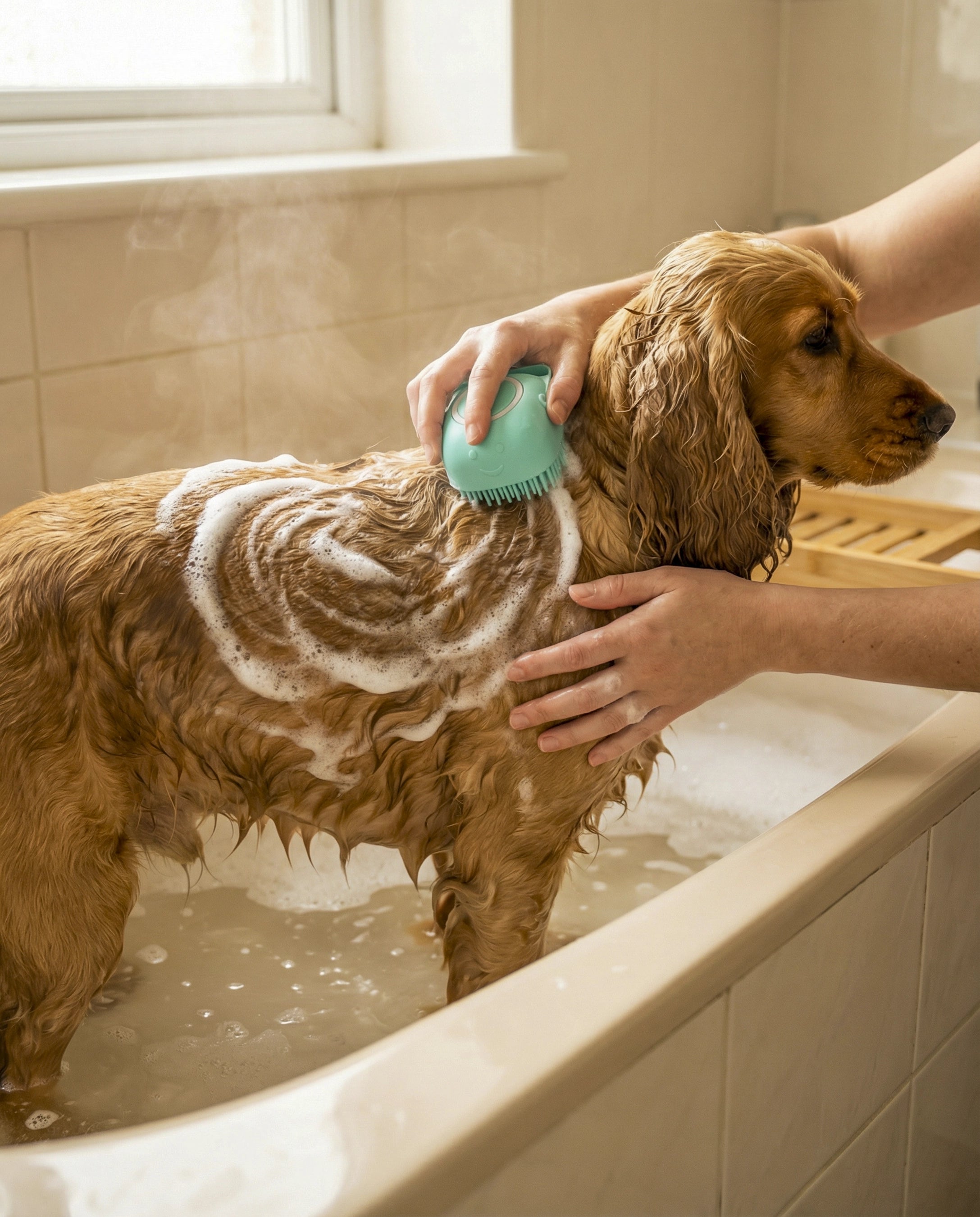 Cepillo Scrubby – Frota, enjuaga, sonríe