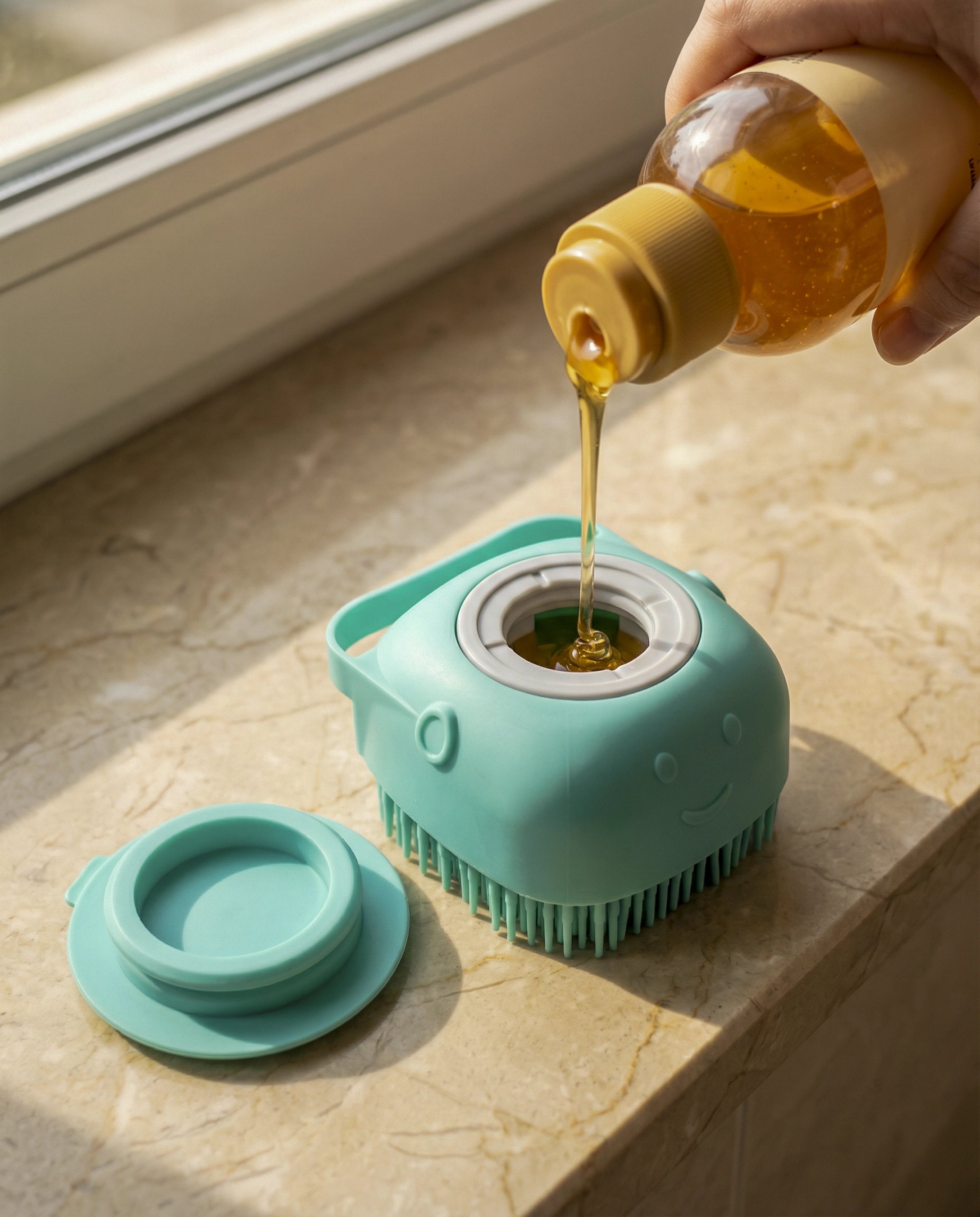 Cepillo Scrubby – Frota, enjuaga, sonríe