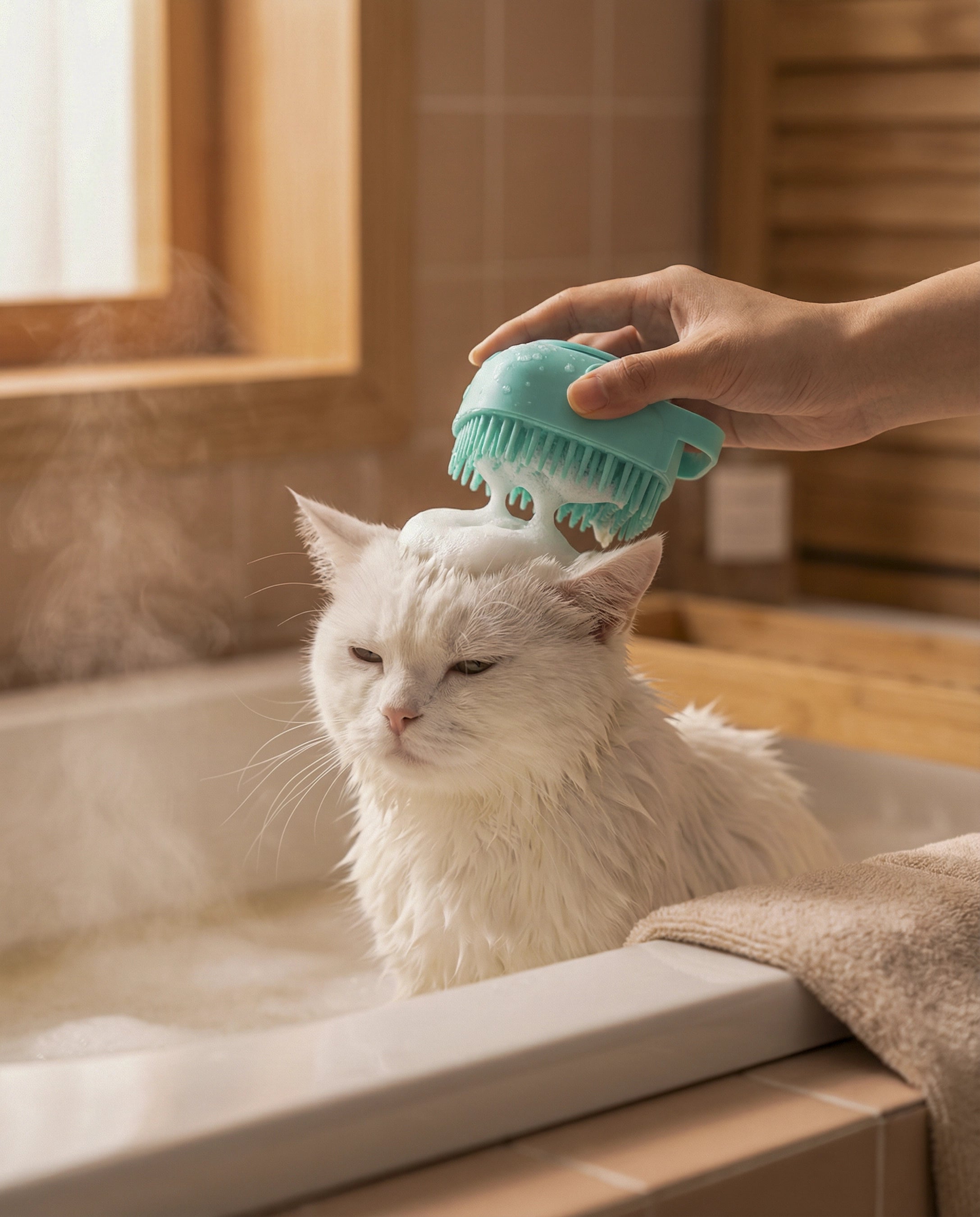 Cepillo Scrubby – Frota, enjuaga, sonríe