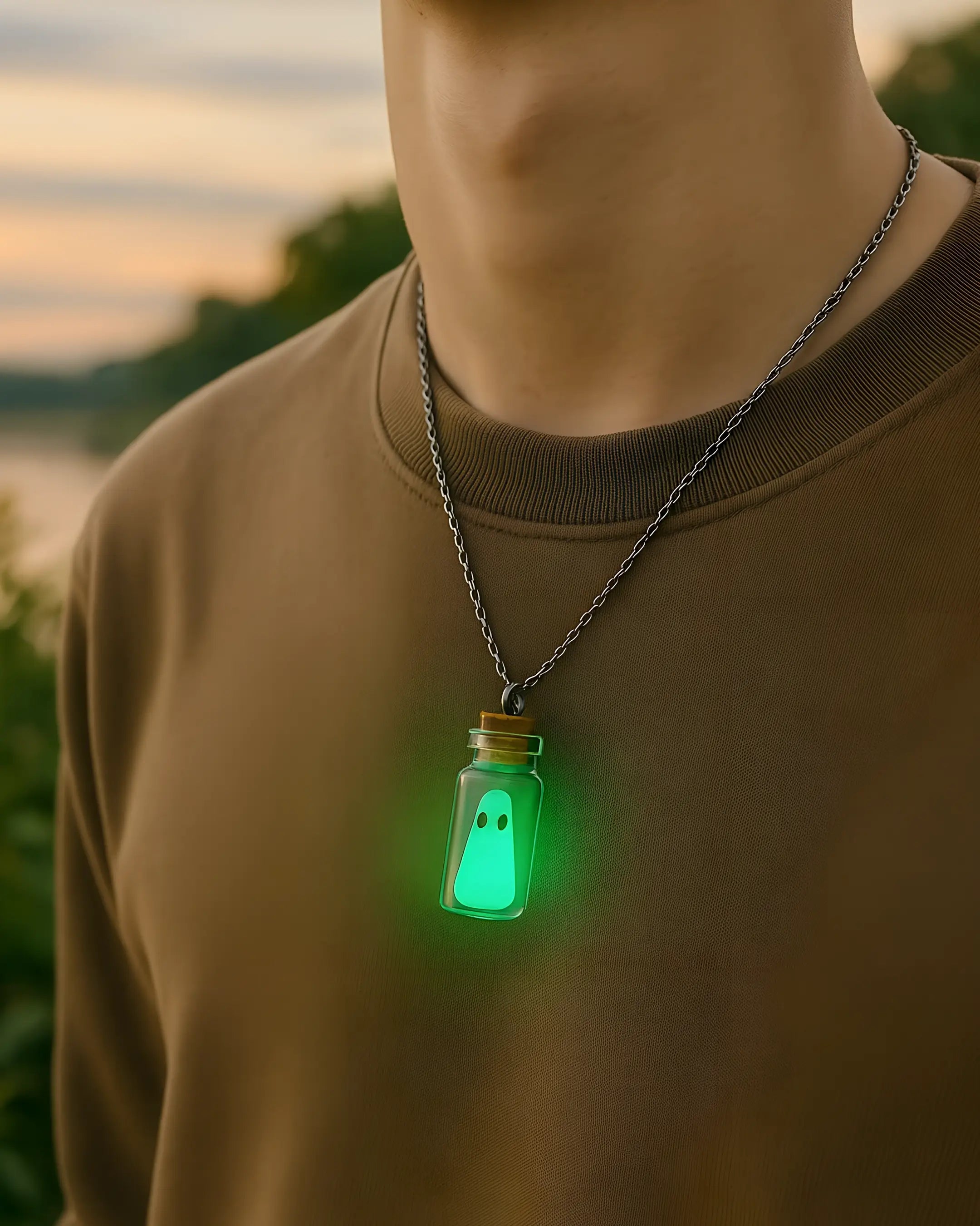 Collar Fantasmita Luminoso