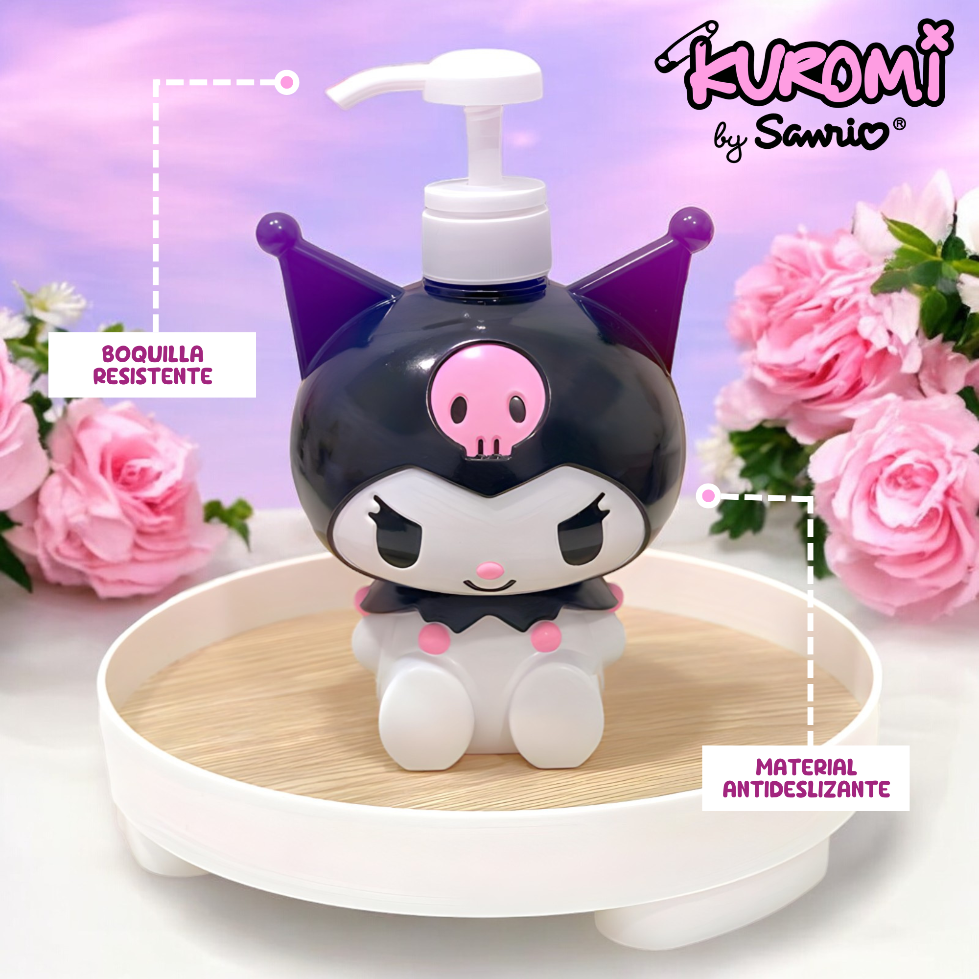 Dispensador de Jabón Kuromi