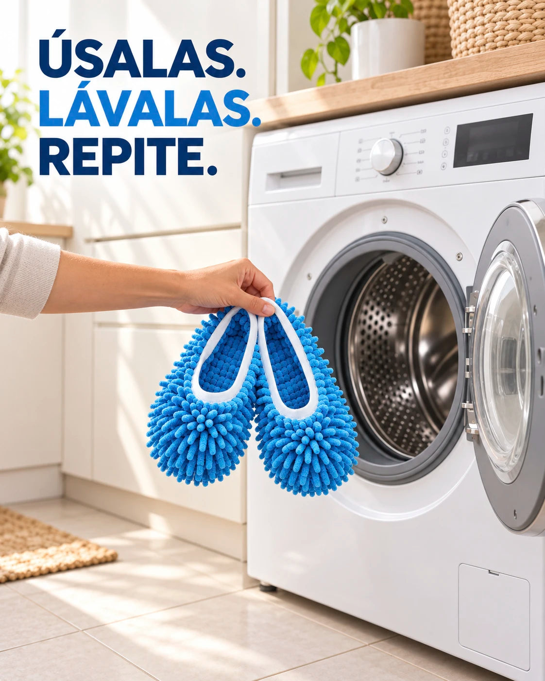 Pantuflas Limpia Pisos – Paso a Paso