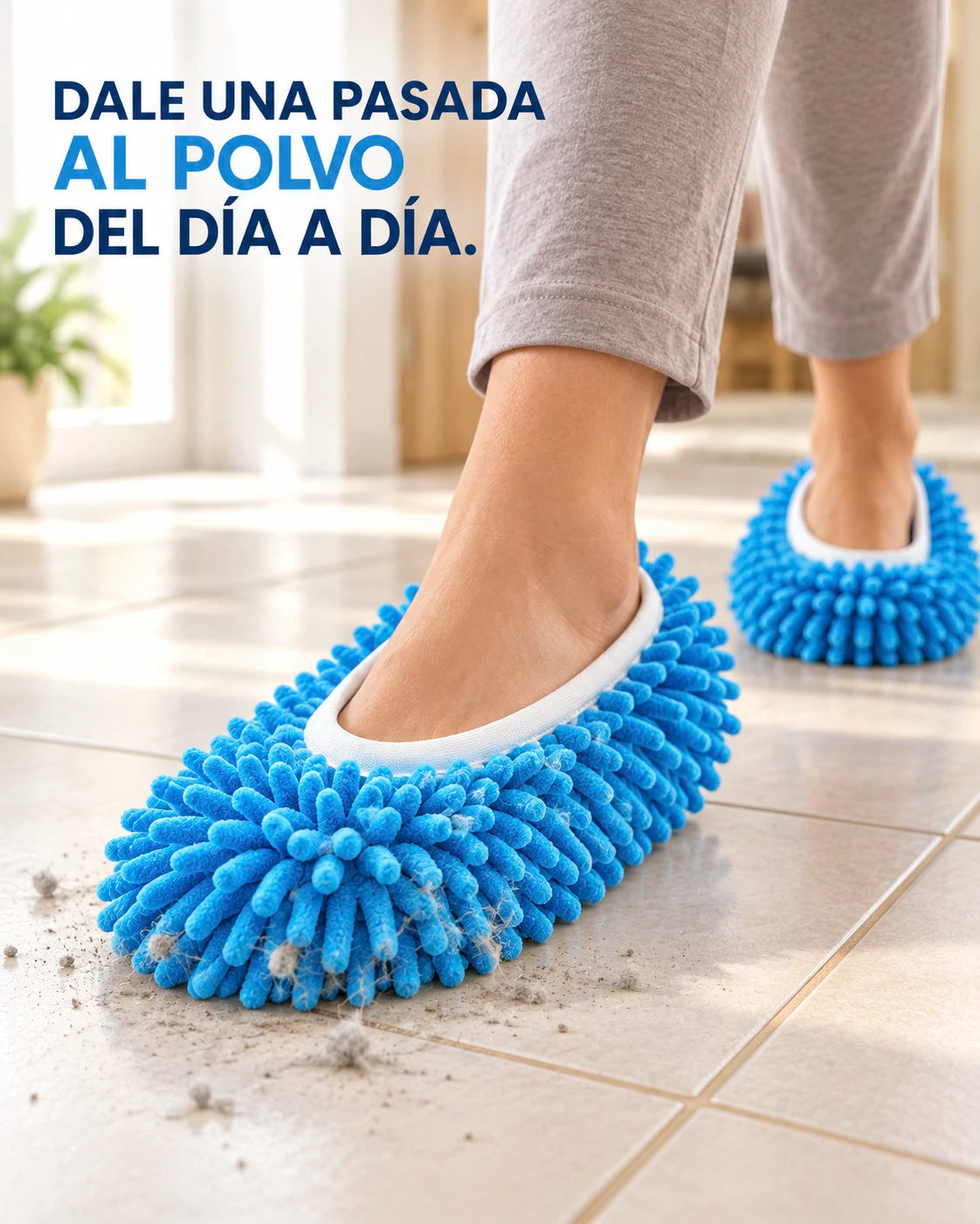 Pantuflas Limpia Pisos – Paso a Paso