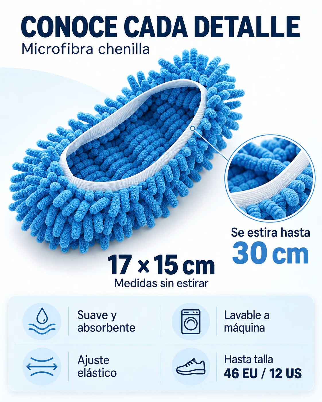Pantuflas Limpia Pisos – Paso a Paso