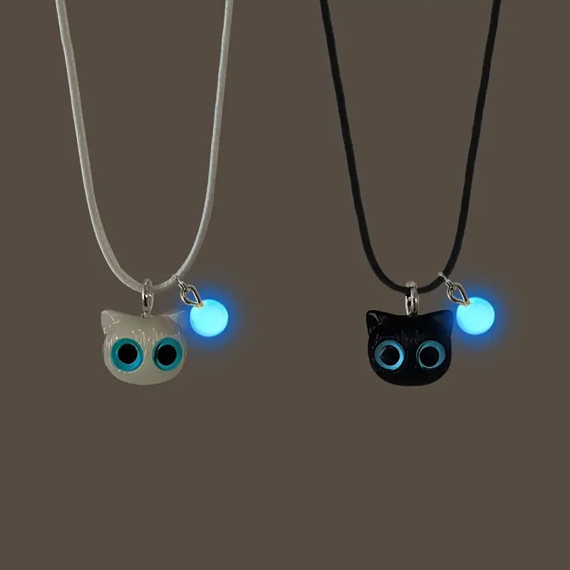 Collares Chimuelo & Furia Luminosa – Dúo Brillante