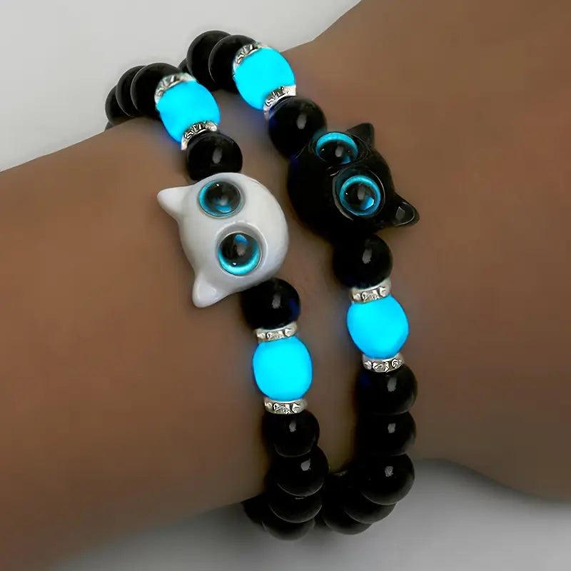 Pulseras Chimuelo & Furia Luminosa – Dúo Brillante
