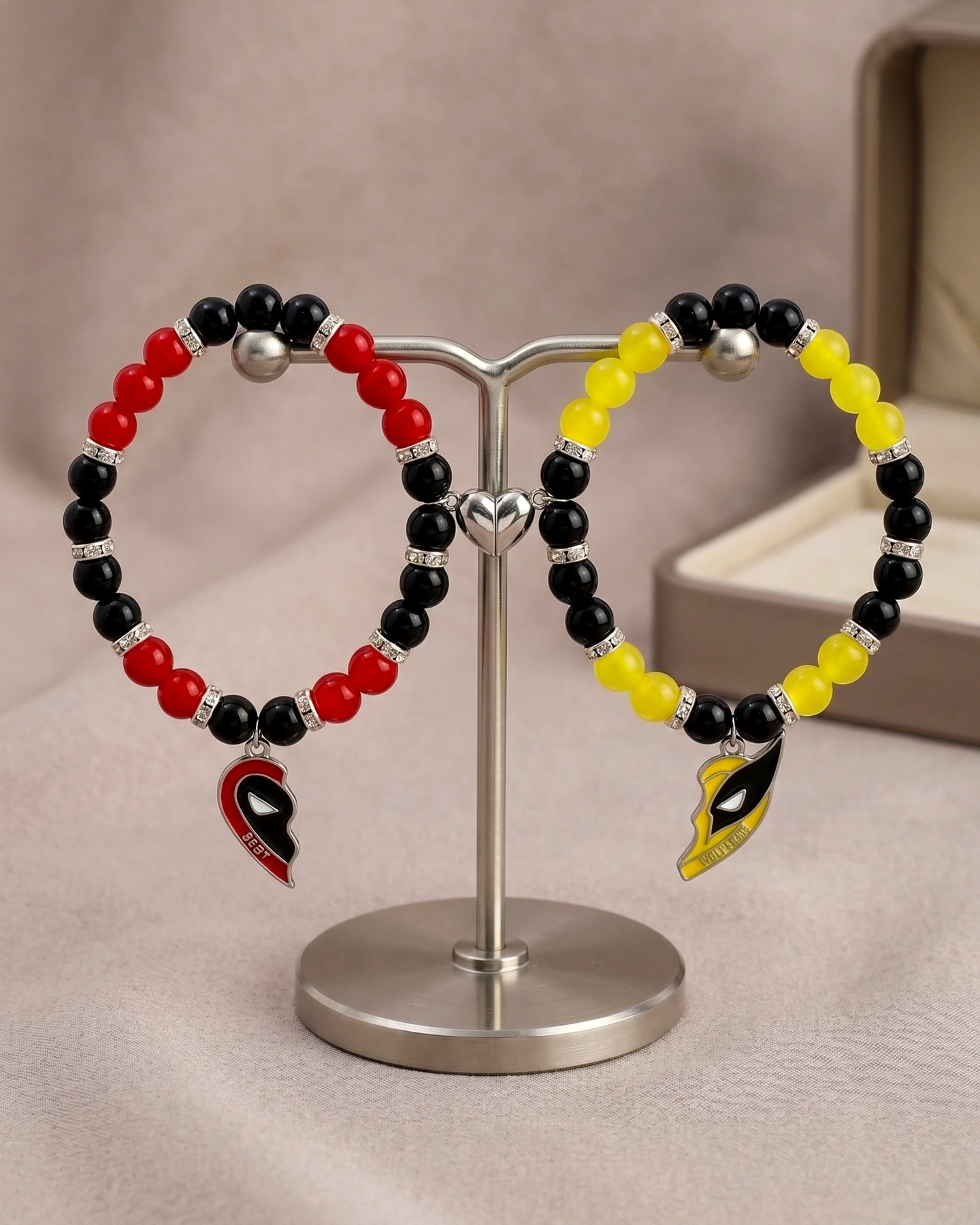 Pulseras Deadpool x Wolverine para Mejores Amigos