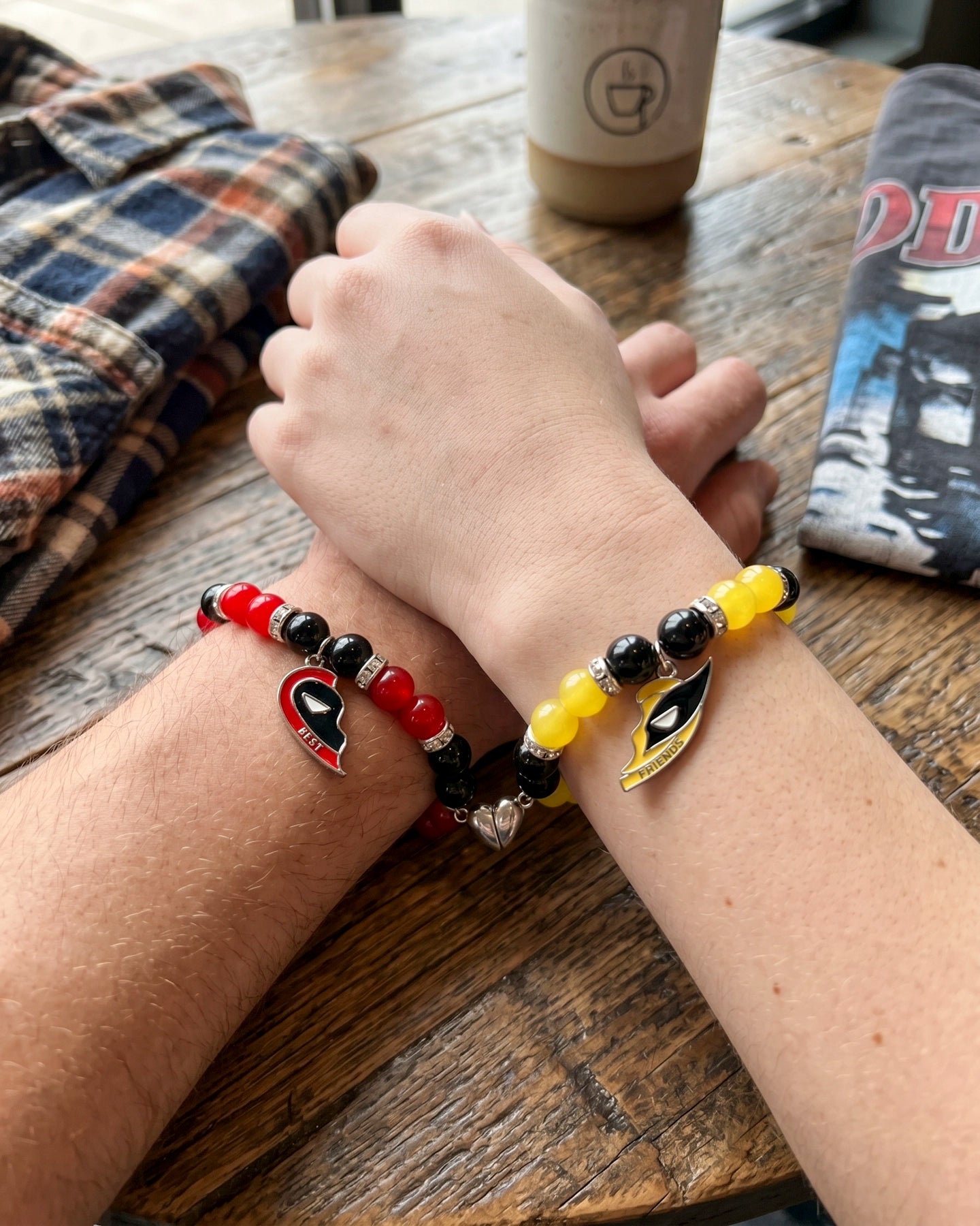 Pulseras Deadpool x Wolverine para Mejores Amigos