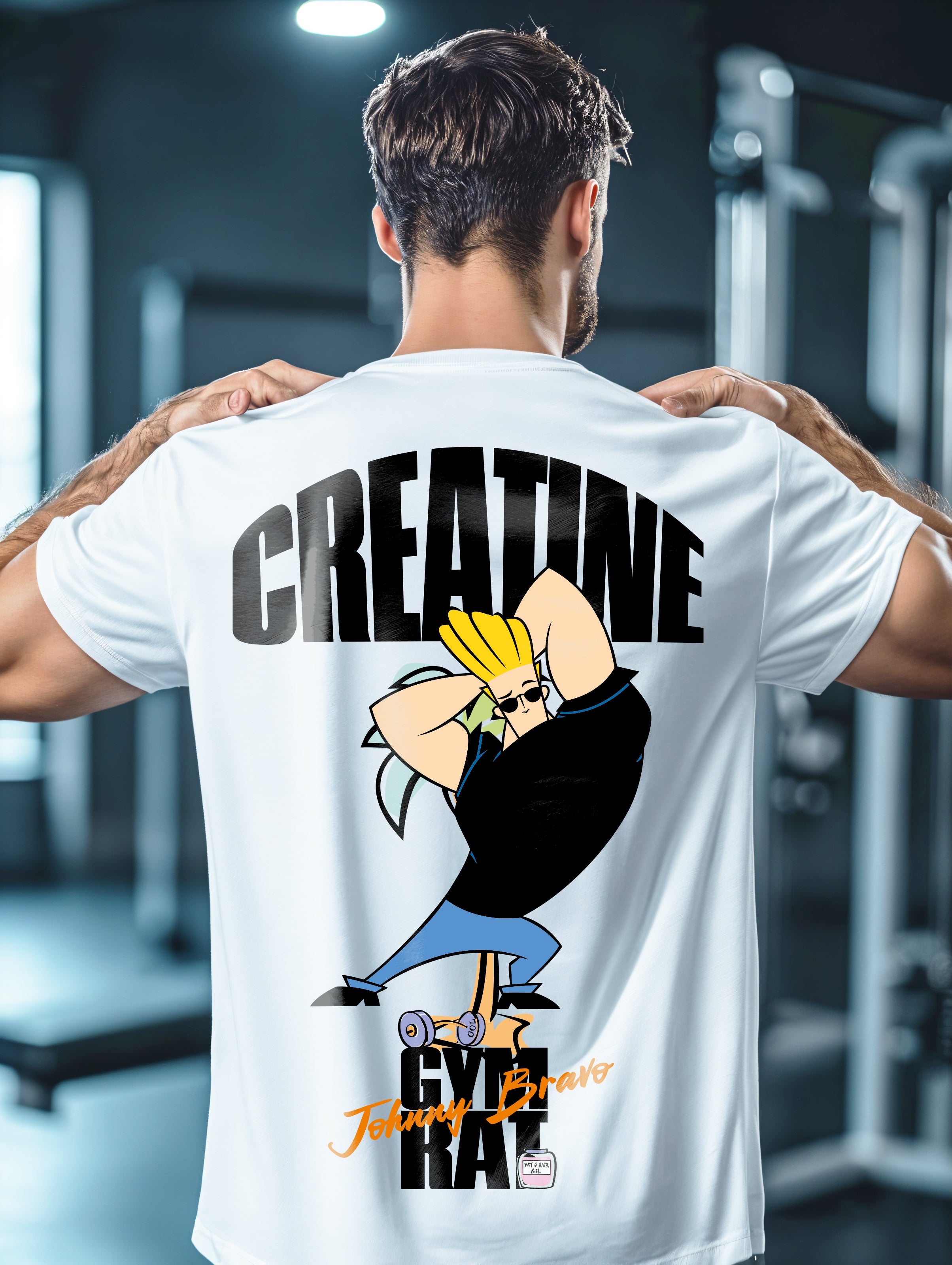 T-Shirt Gym Rat Johnny Bravo