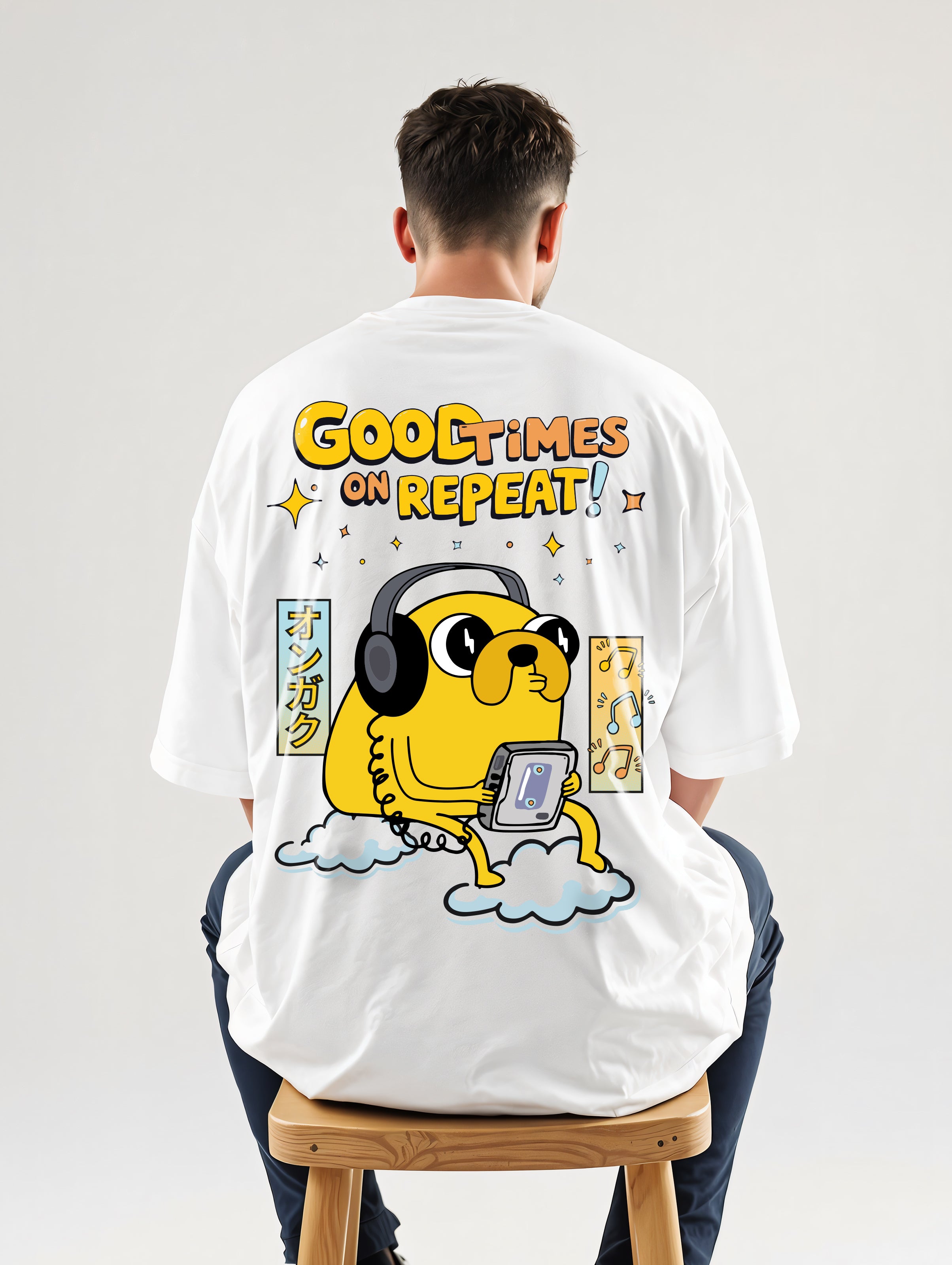 T-Shirt Jake Good Times on Repeat