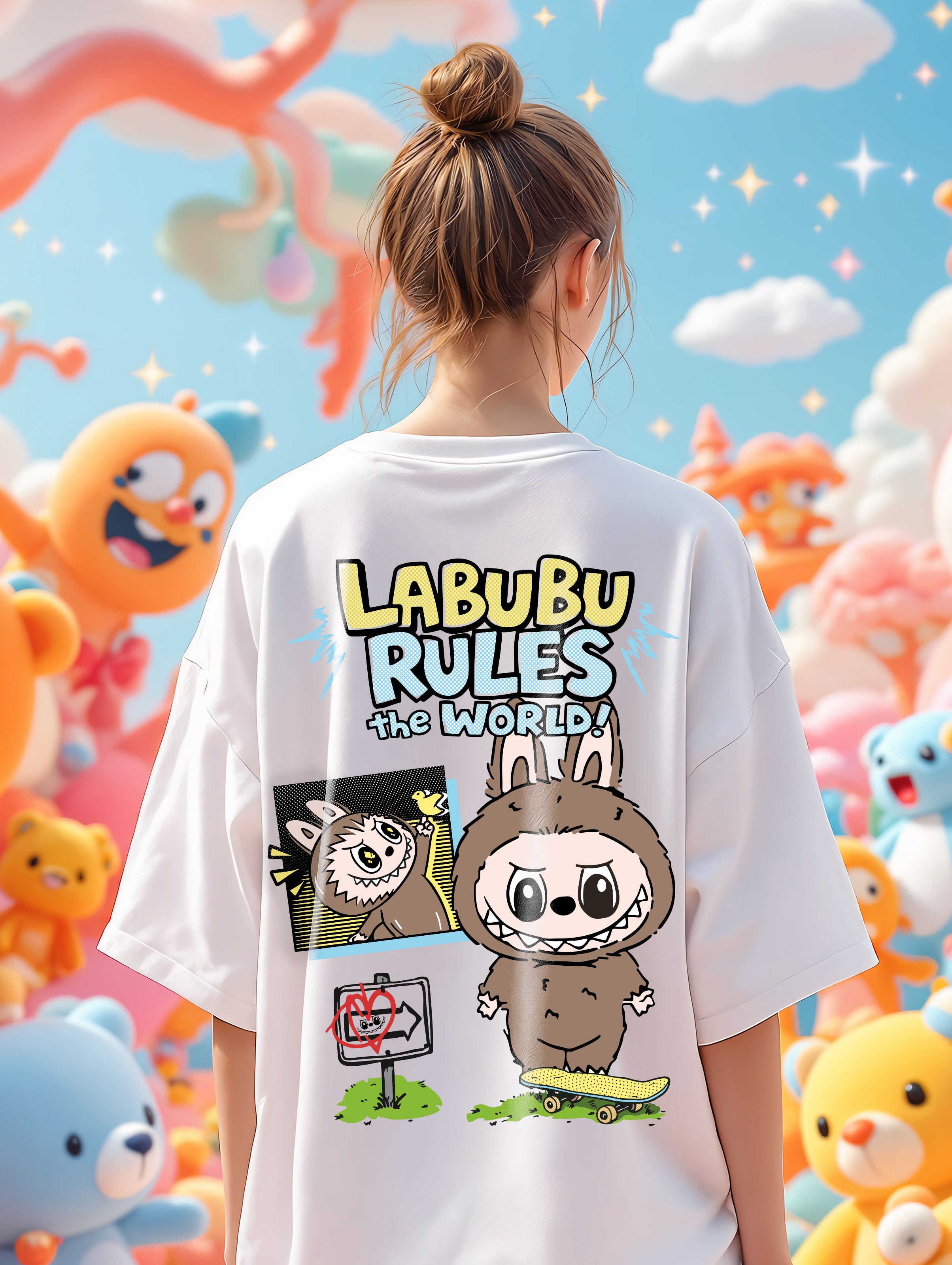 T-Shirt Labubu Rules the World