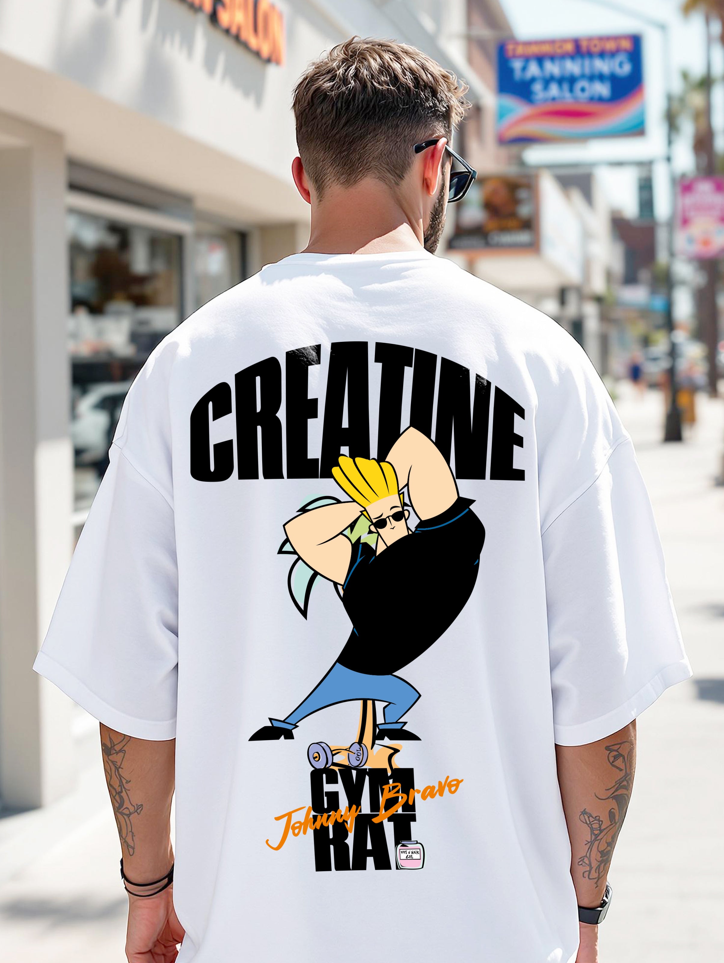 T-Shirt Gym Rat Johnny Bravo