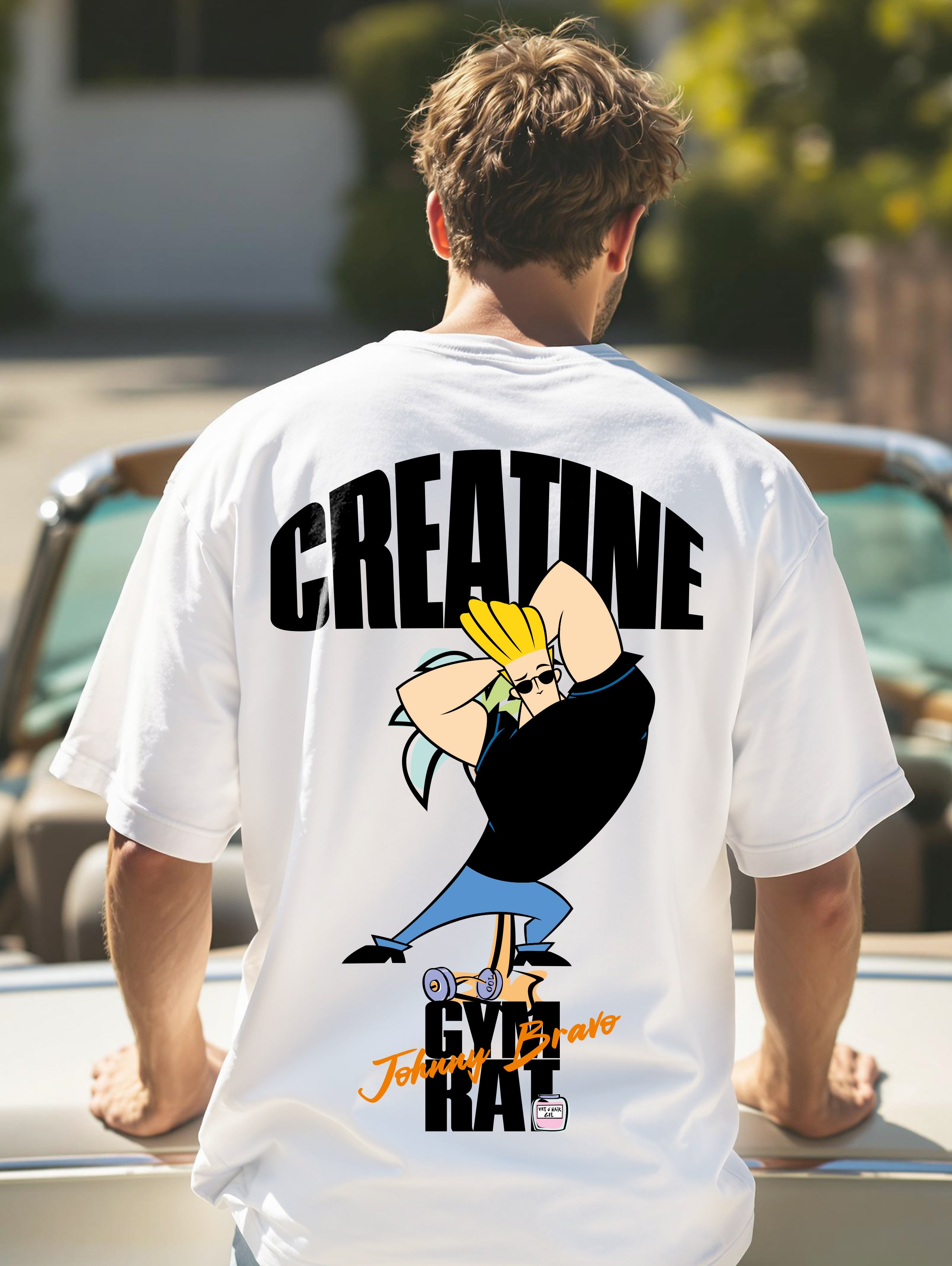 T-Shirt Gym Rat Johnny Bravo