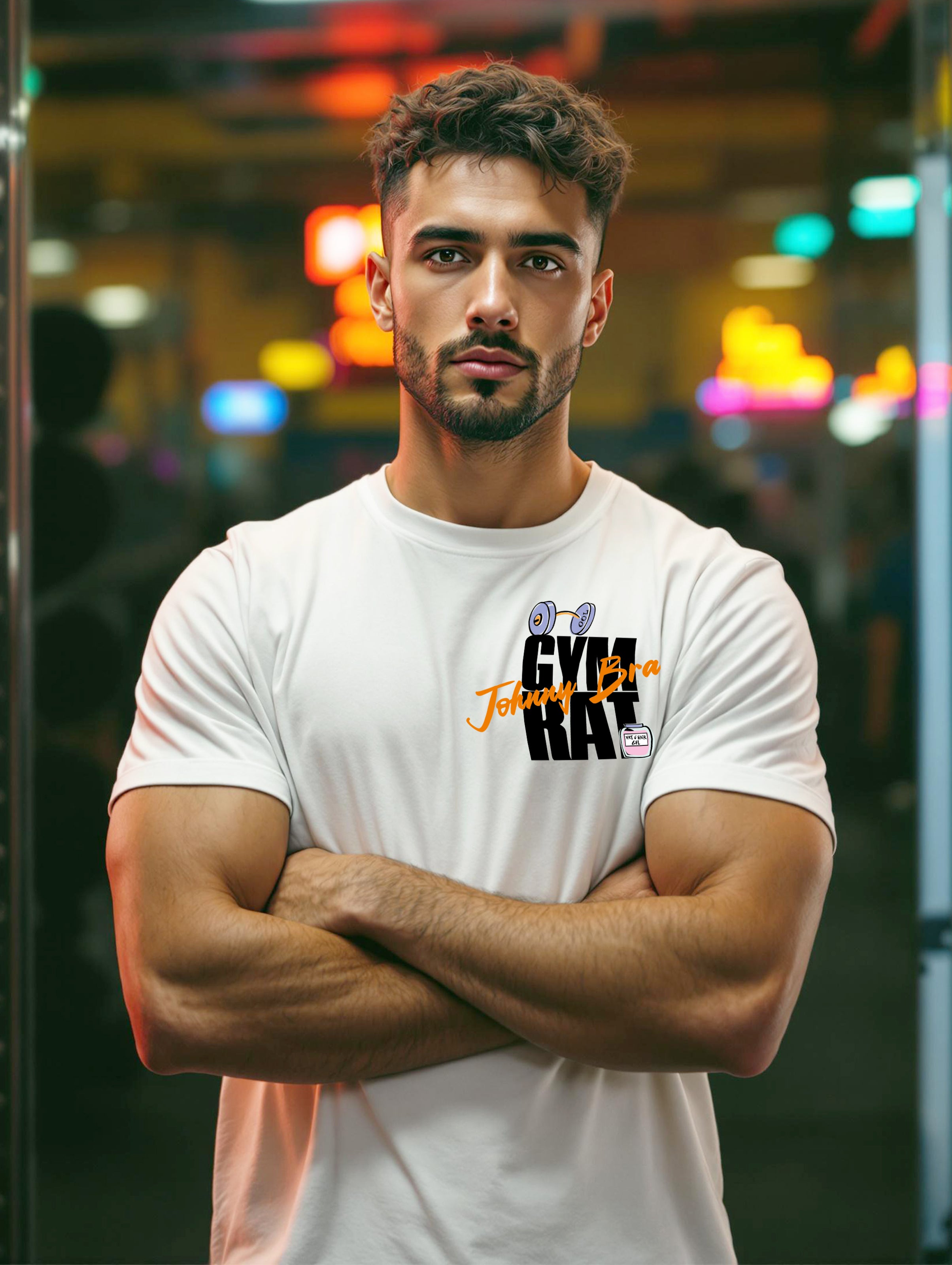 T-Shirt Gym Rat Johnny Bravo