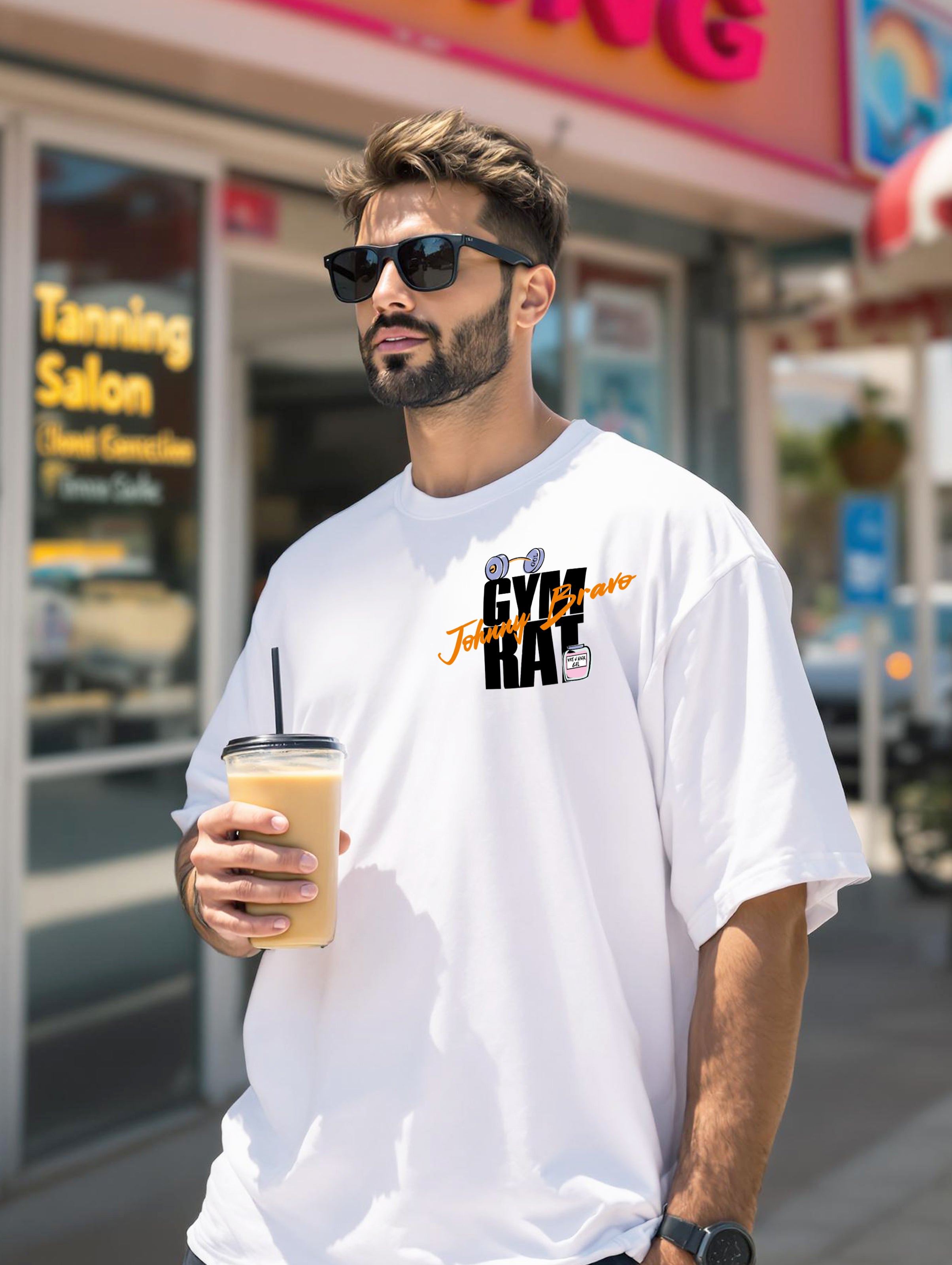 T-Shirt Gym Rat Johnny Bravo