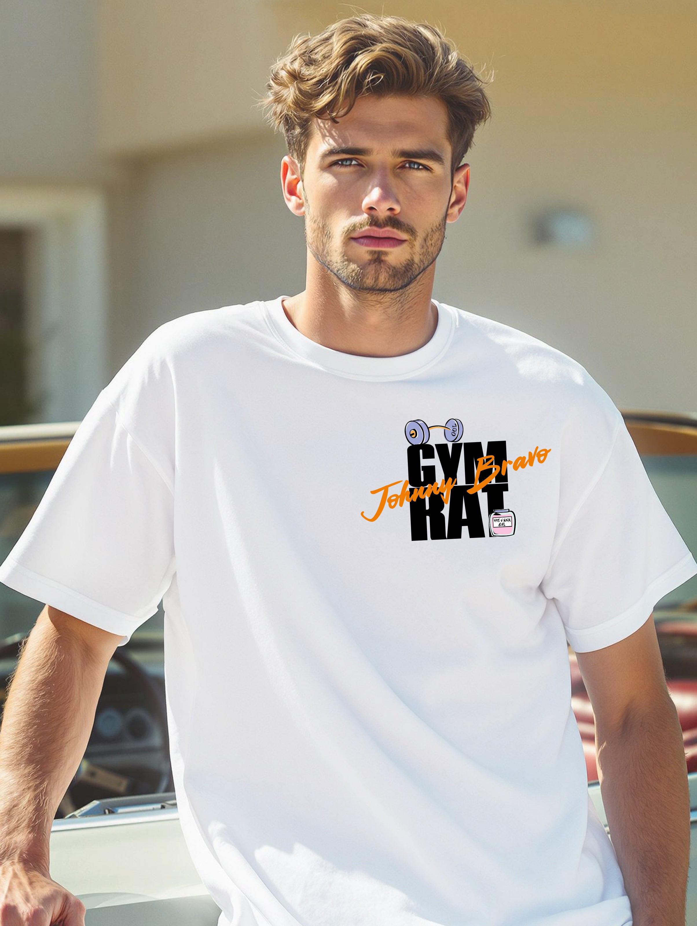 T-Shirt Gym Rat Johnny Bravo