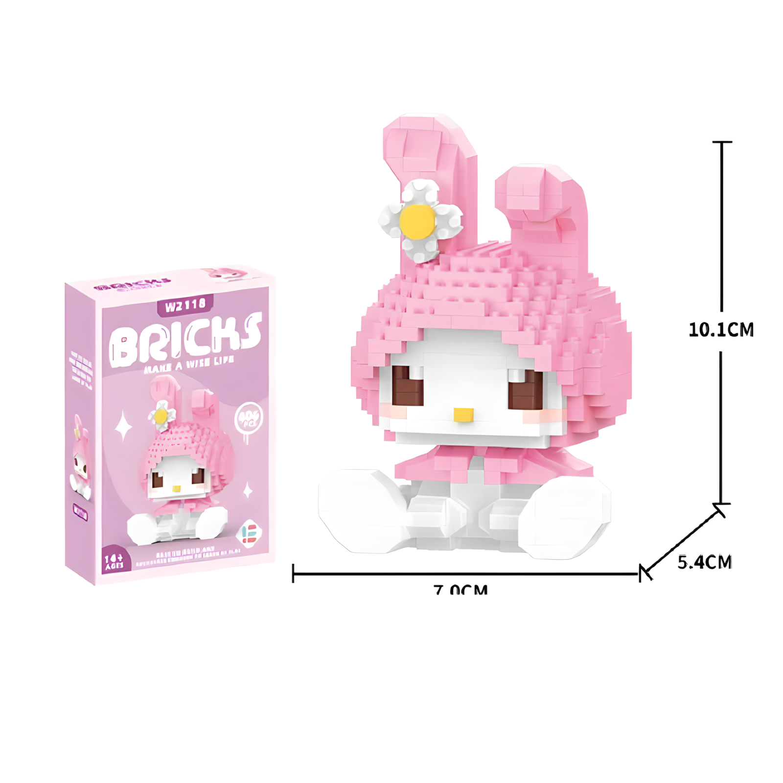 Miniblocks Kuromi y My Melody