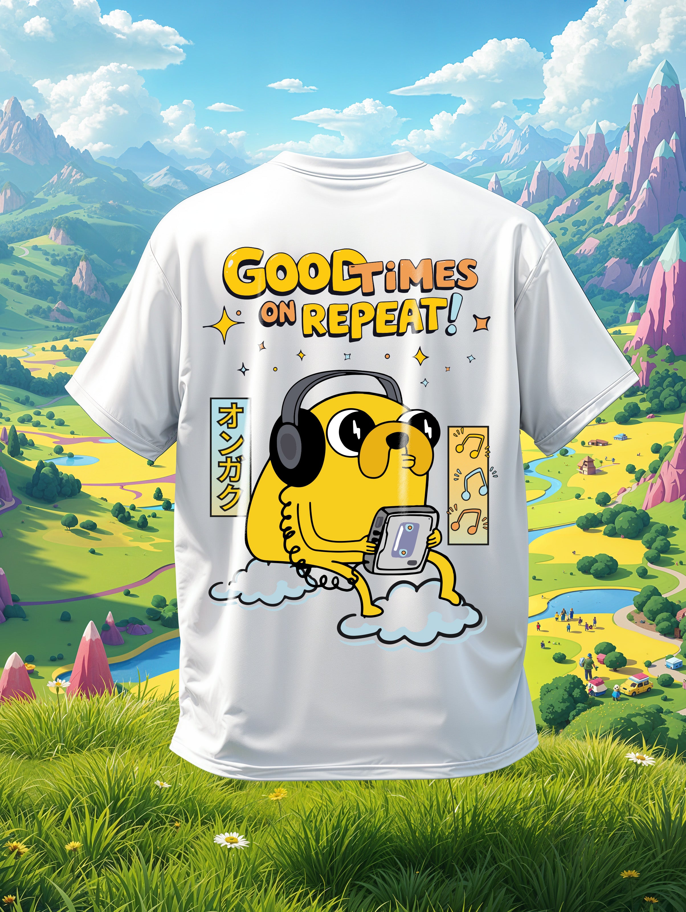 T-Shirt Jake Good Times on Repeat