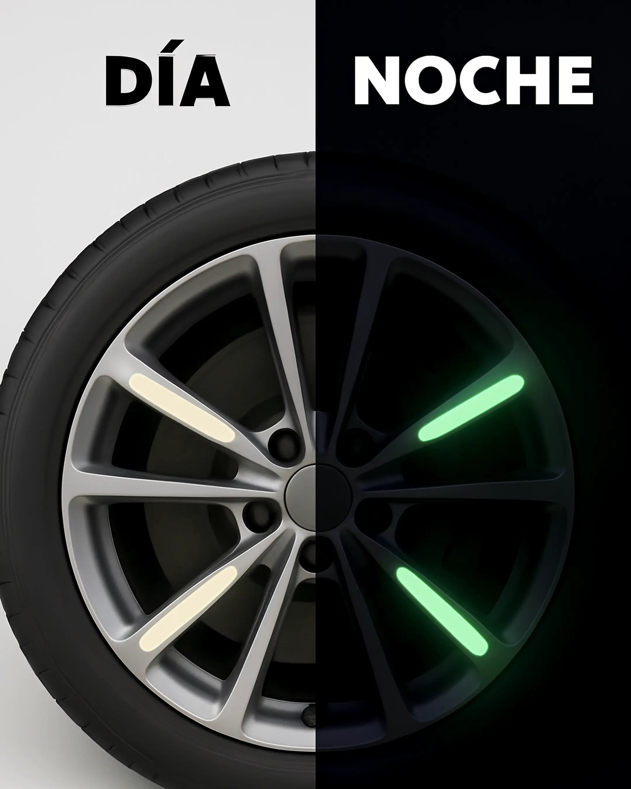 GlowRoll – Tiras Luminiscentes para Llantas