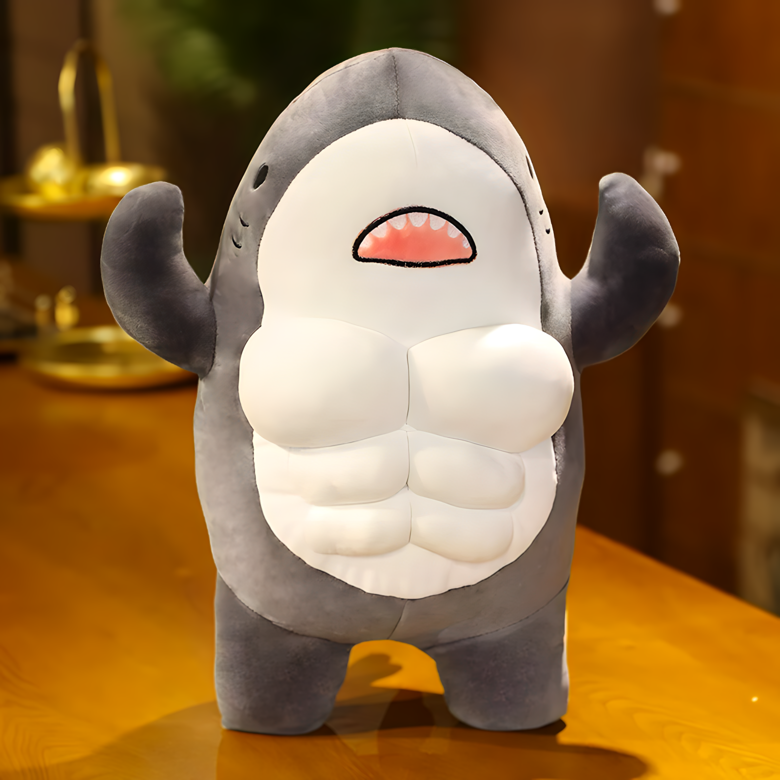 Peluche Tiburón Musculoso